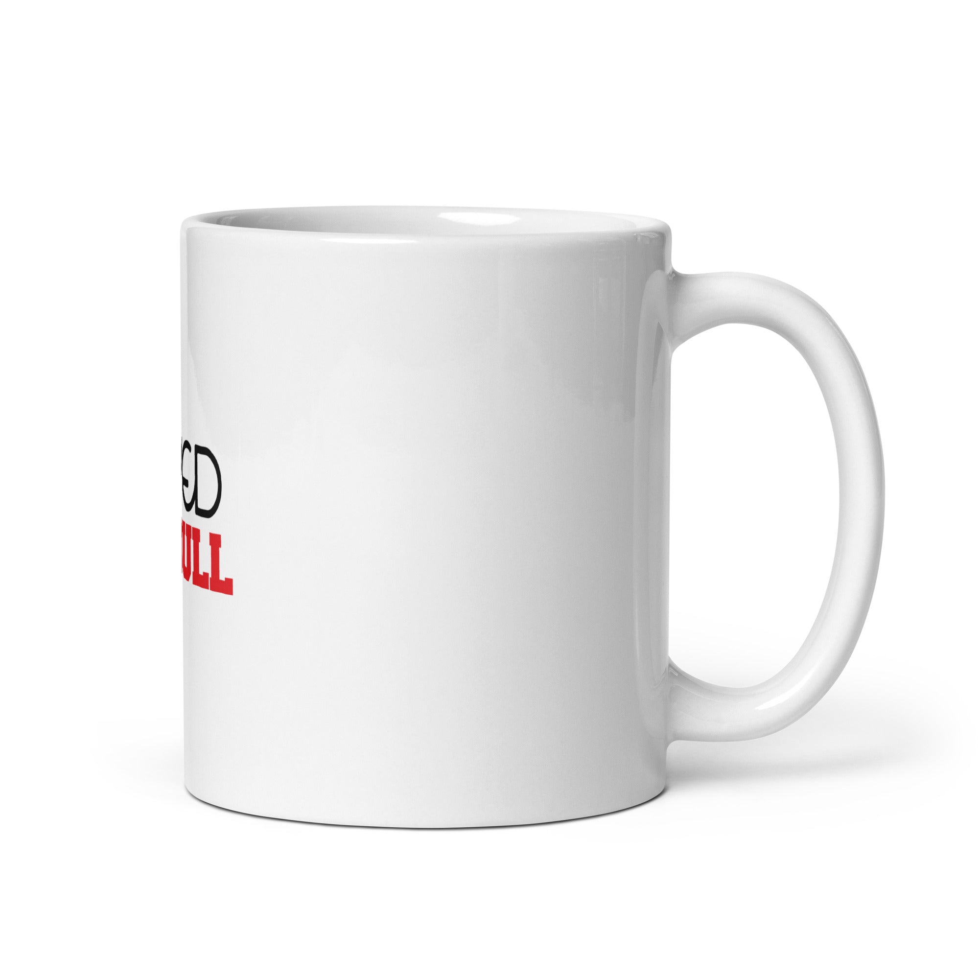 LOVED PITBULL - White glossy mug