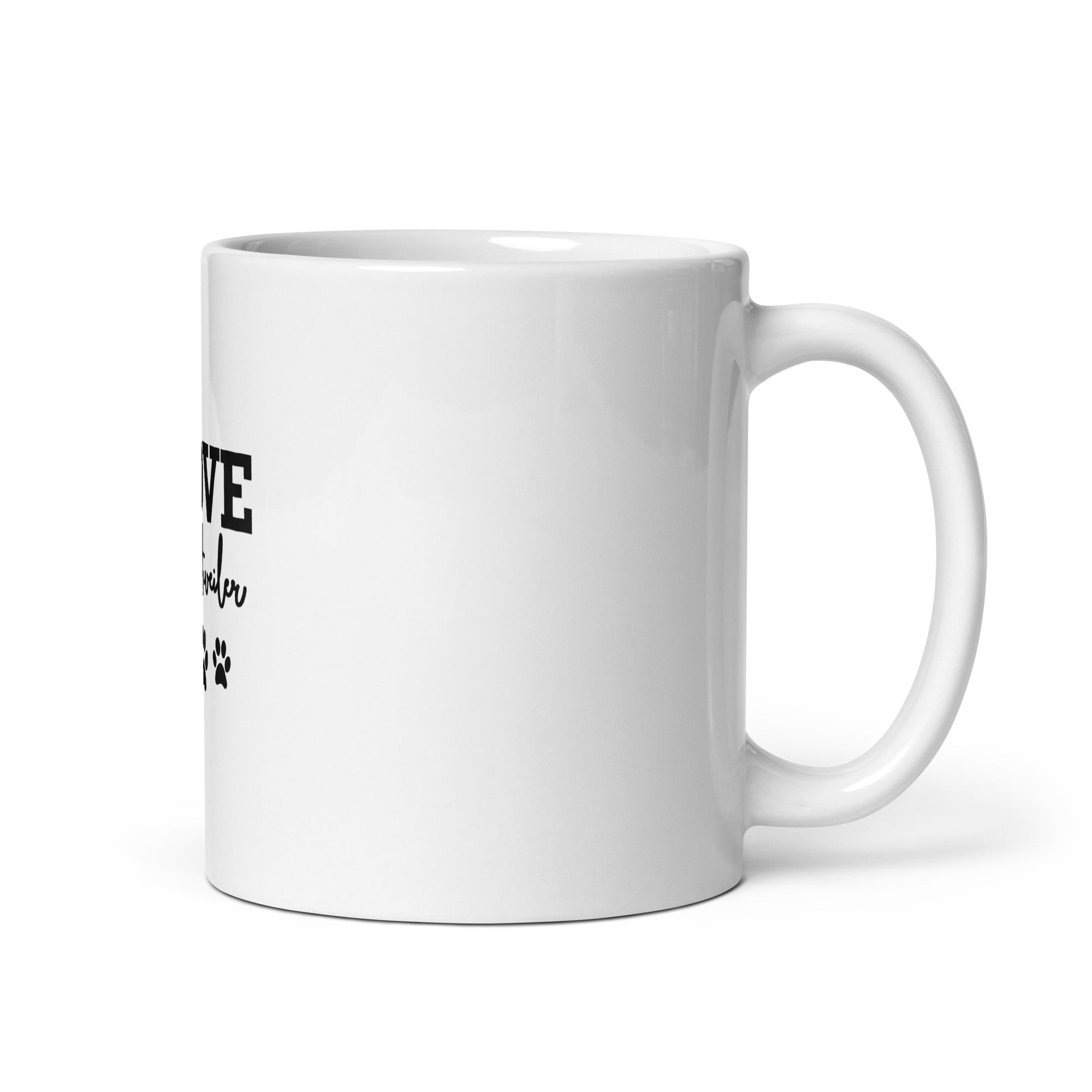 LOVE ROTTWEILER - White glossy mug