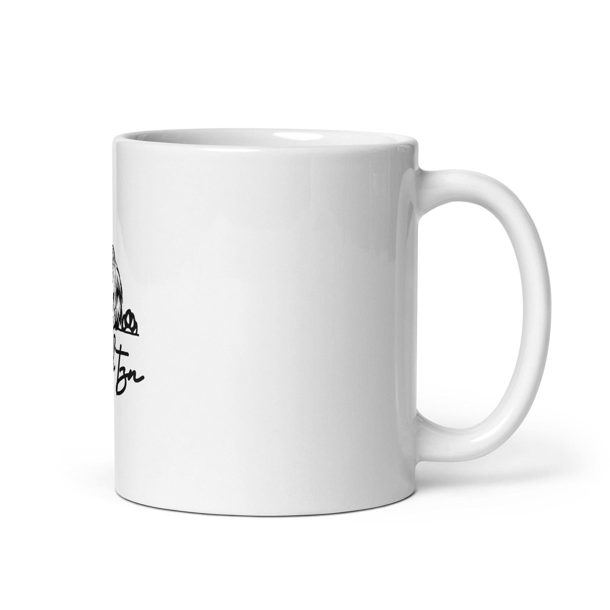 SHIH TZN - White glossy mug