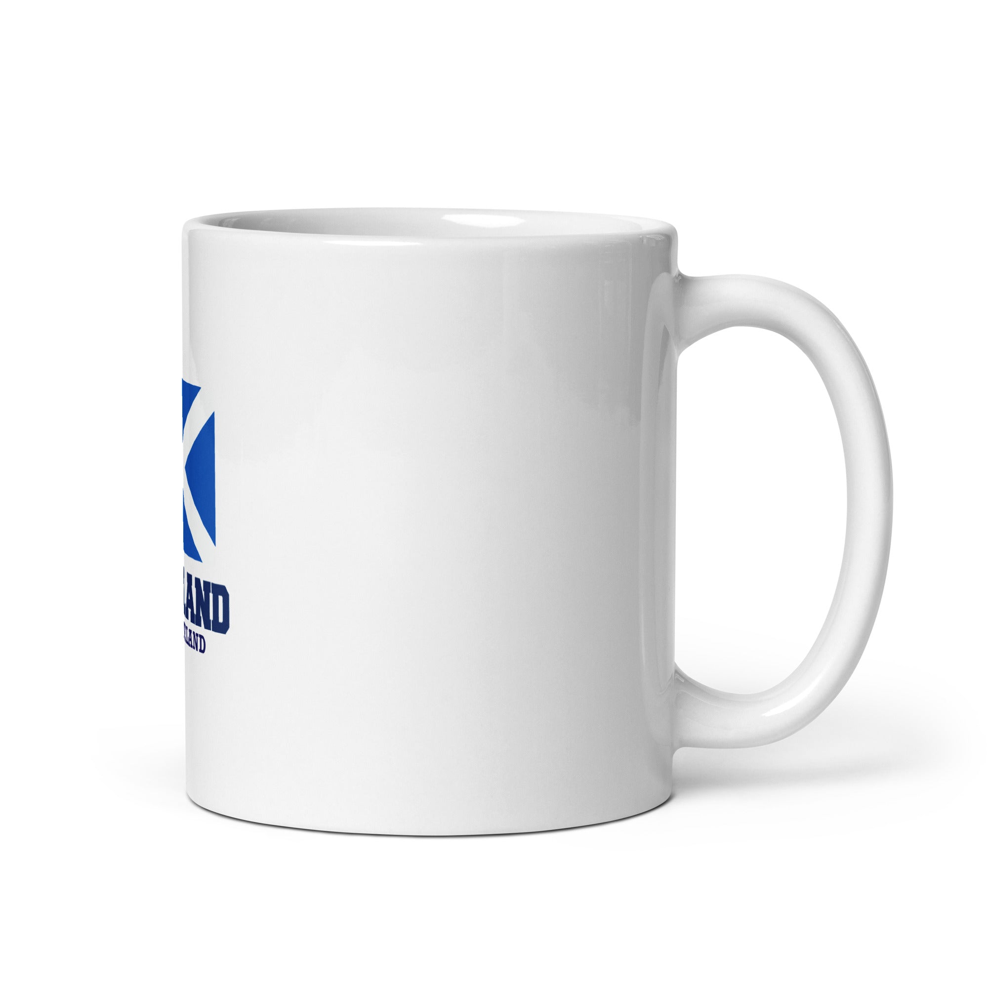 SCOTLAND - White glossy mug