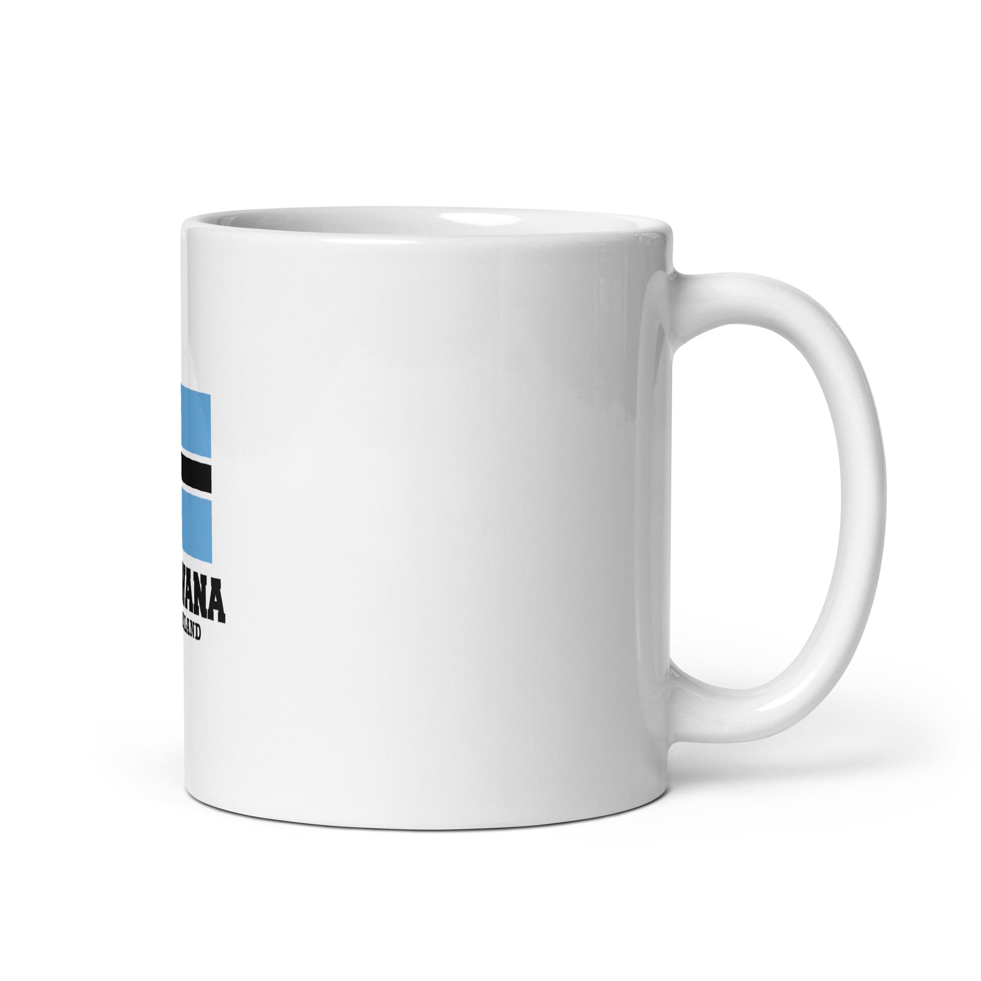 BOTSWANA - White glossy mug