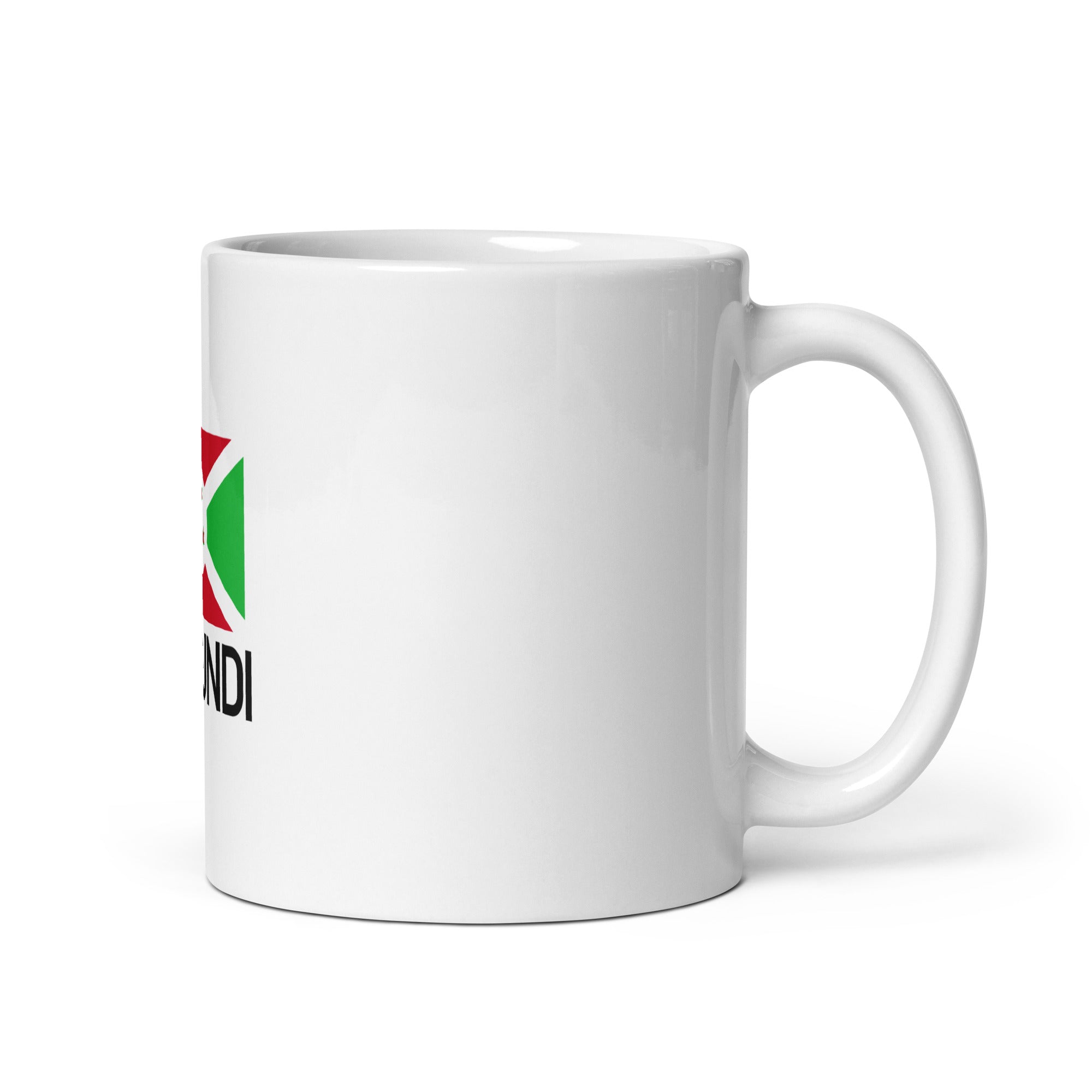 BURUNDI - White glossy mug