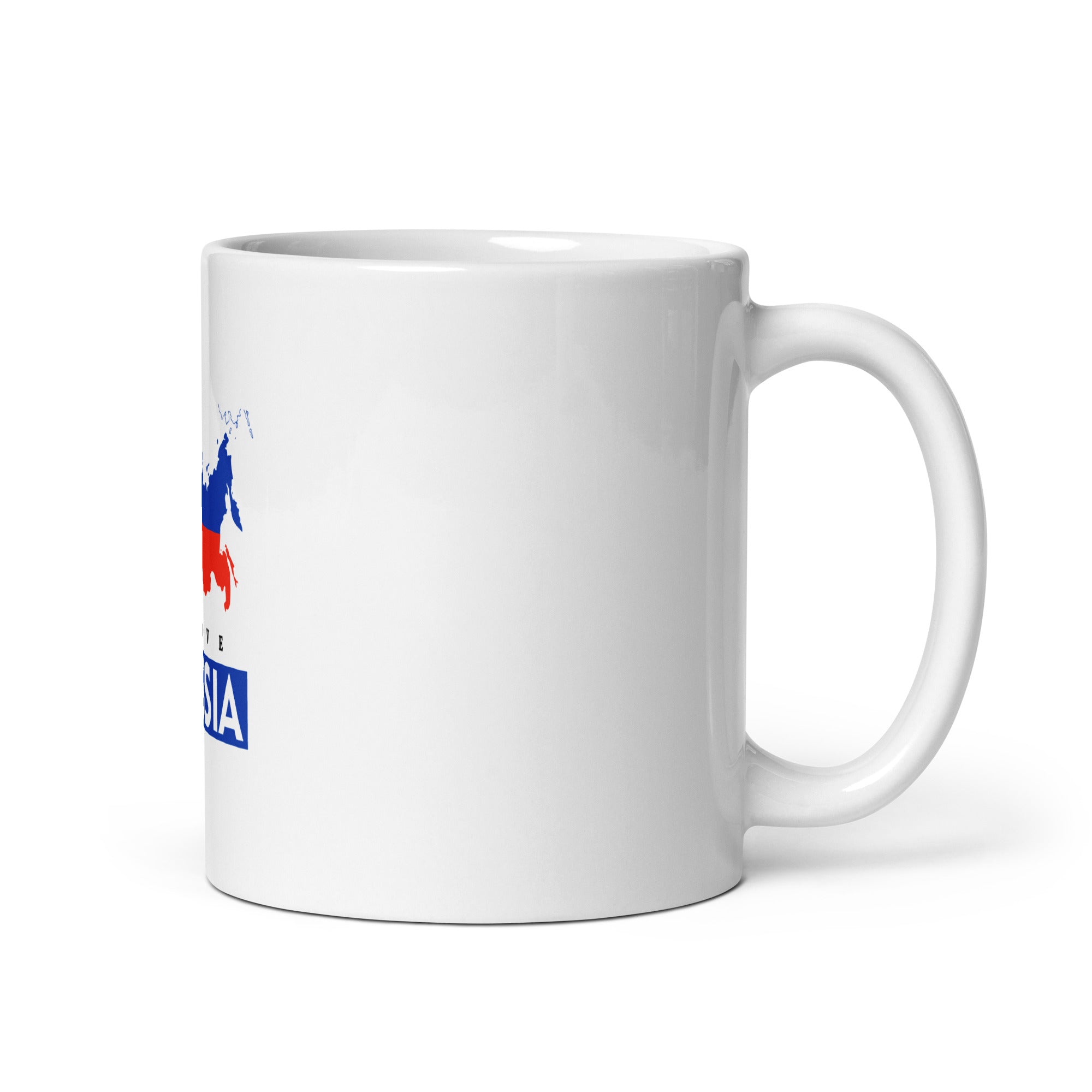 RUSSIA - White glossy mug