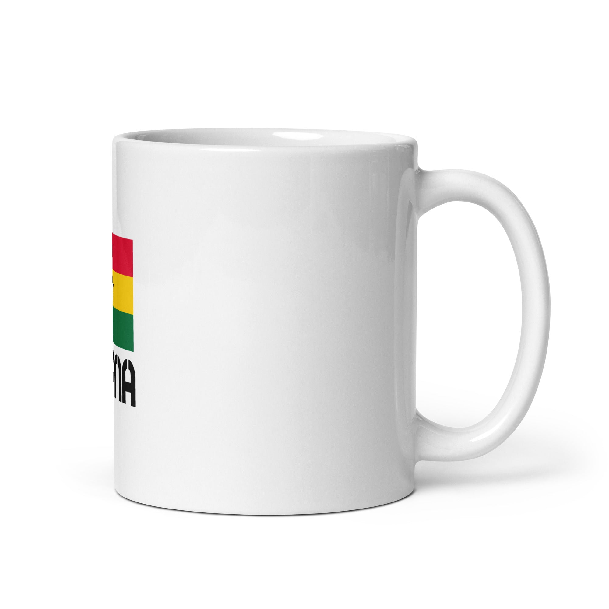 GHANA - White glossy mug