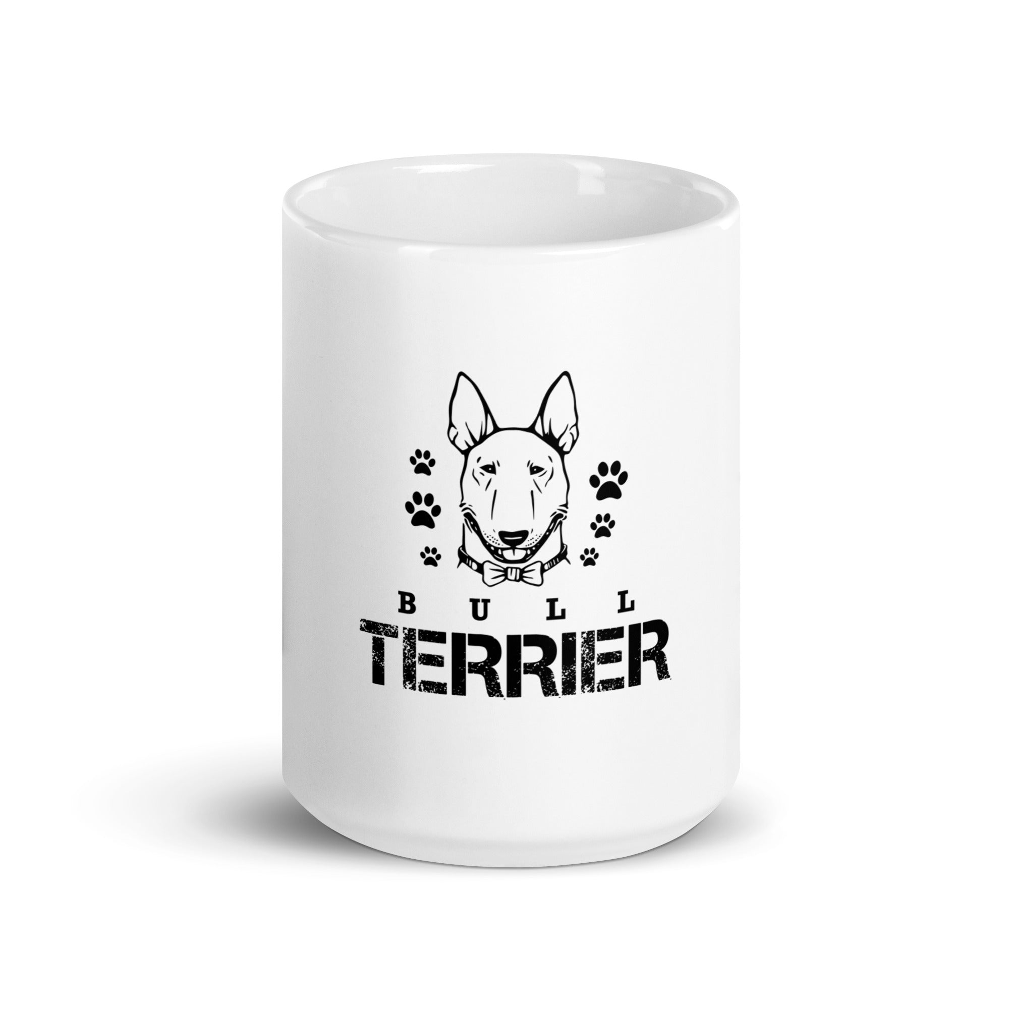 BULL TERRIER - White glossy mug