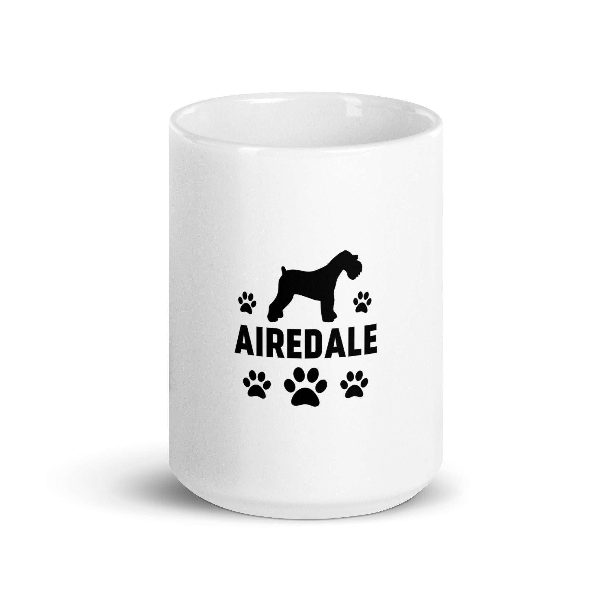 AIREDALE - White glossy mug