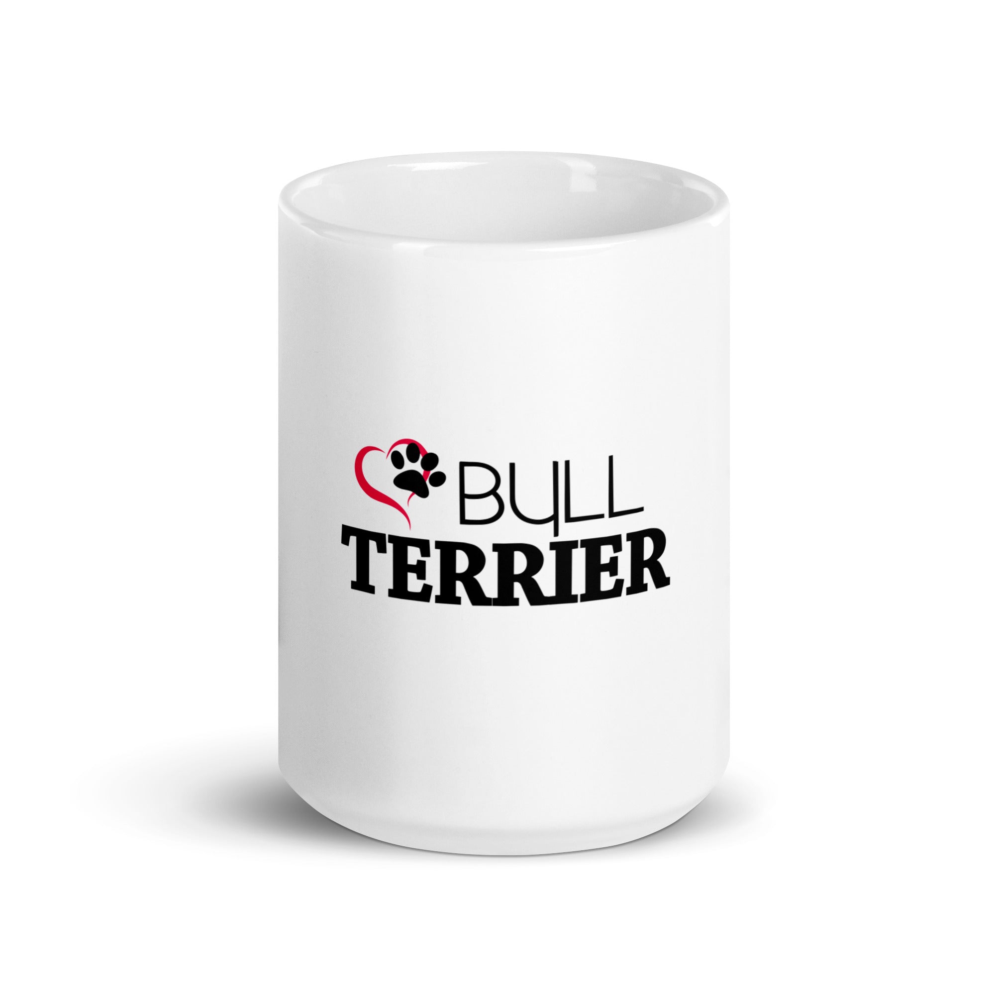 BULL TERRIER - White glossy mug