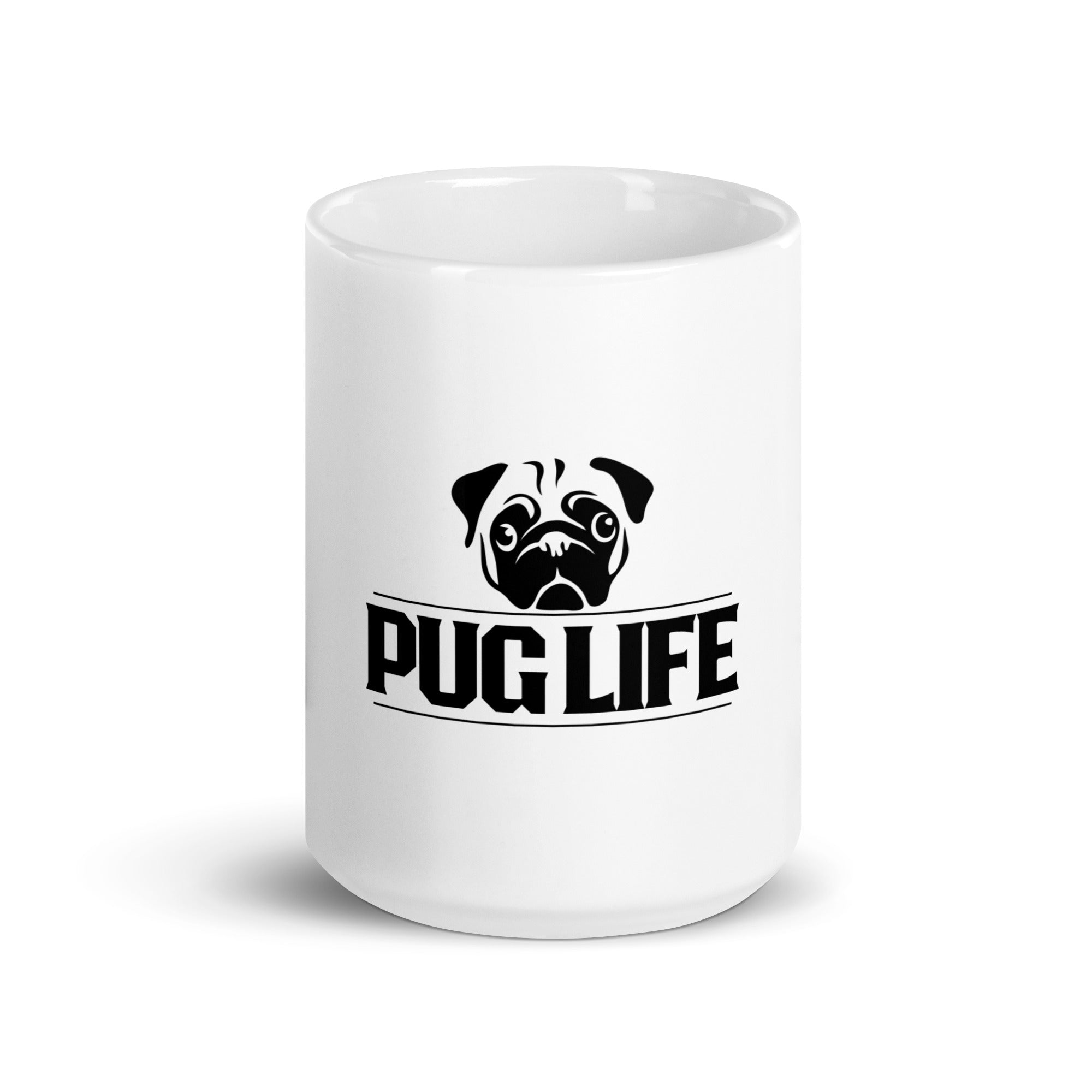 PUG LIFE - White glossy mug
