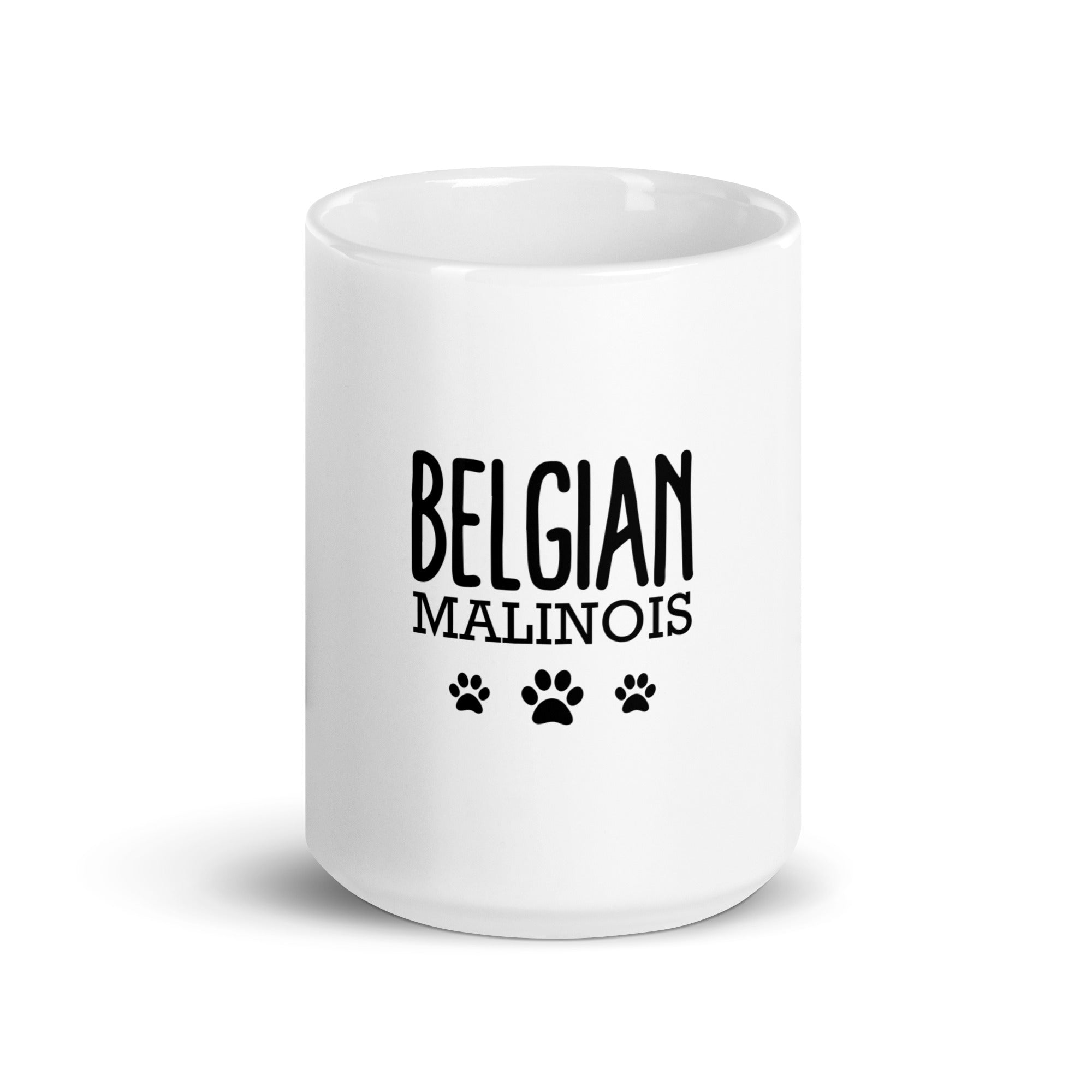 BELGIAN MALINOIS - White glossy mug