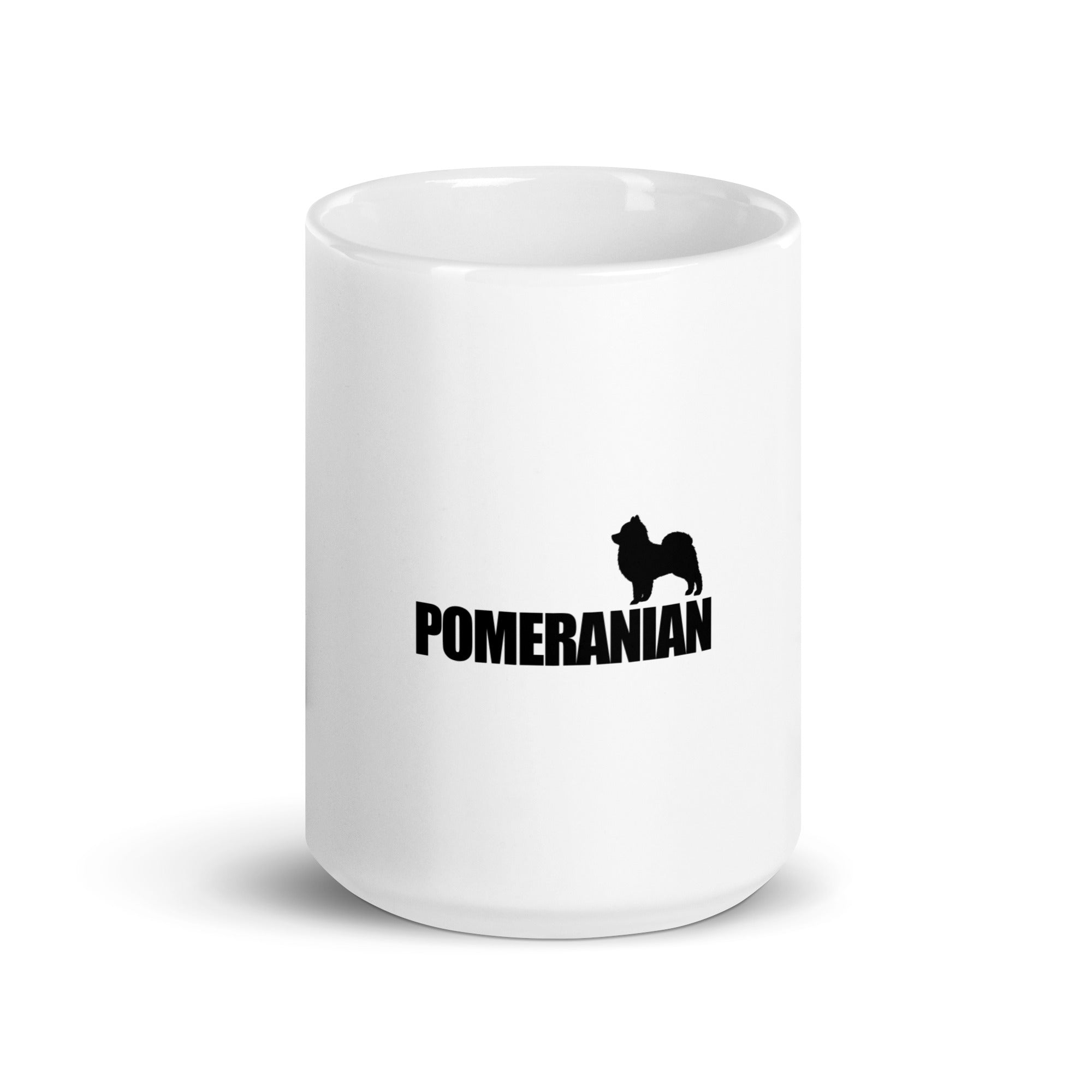 POMERANIAN - White glossy mug