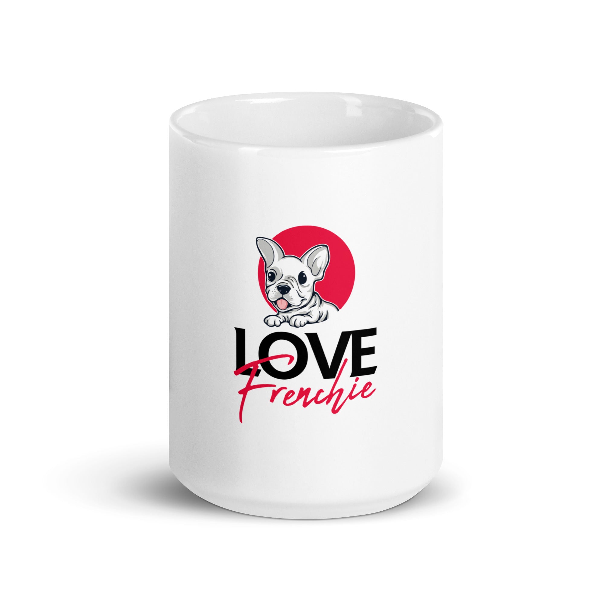 LOVE FRENCHIE - White glossy mug