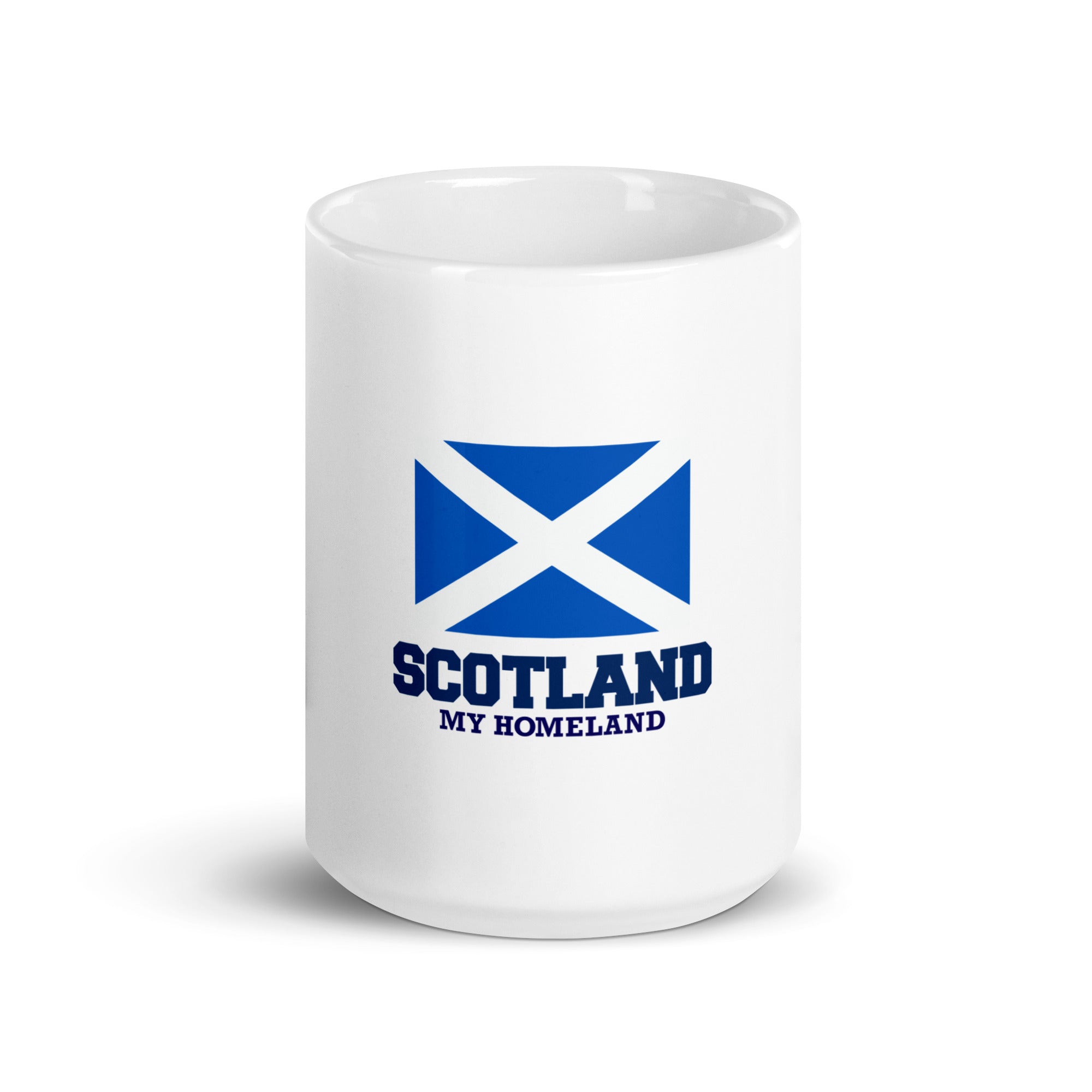 SCOTLAND - White glossy mug