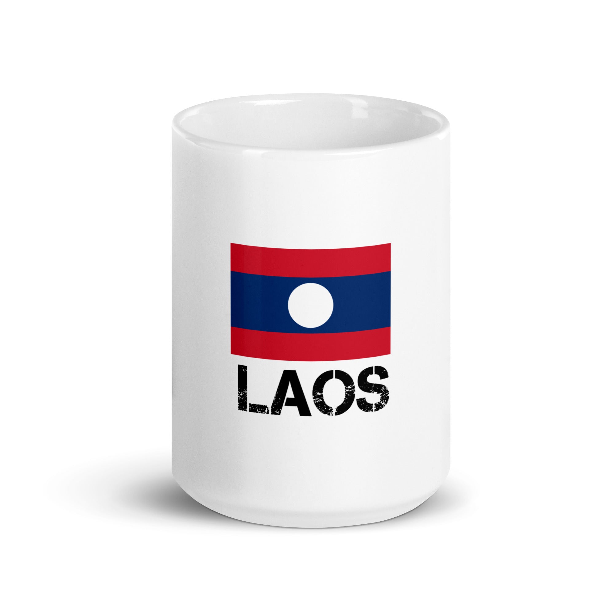 LAOS - White glossy mug