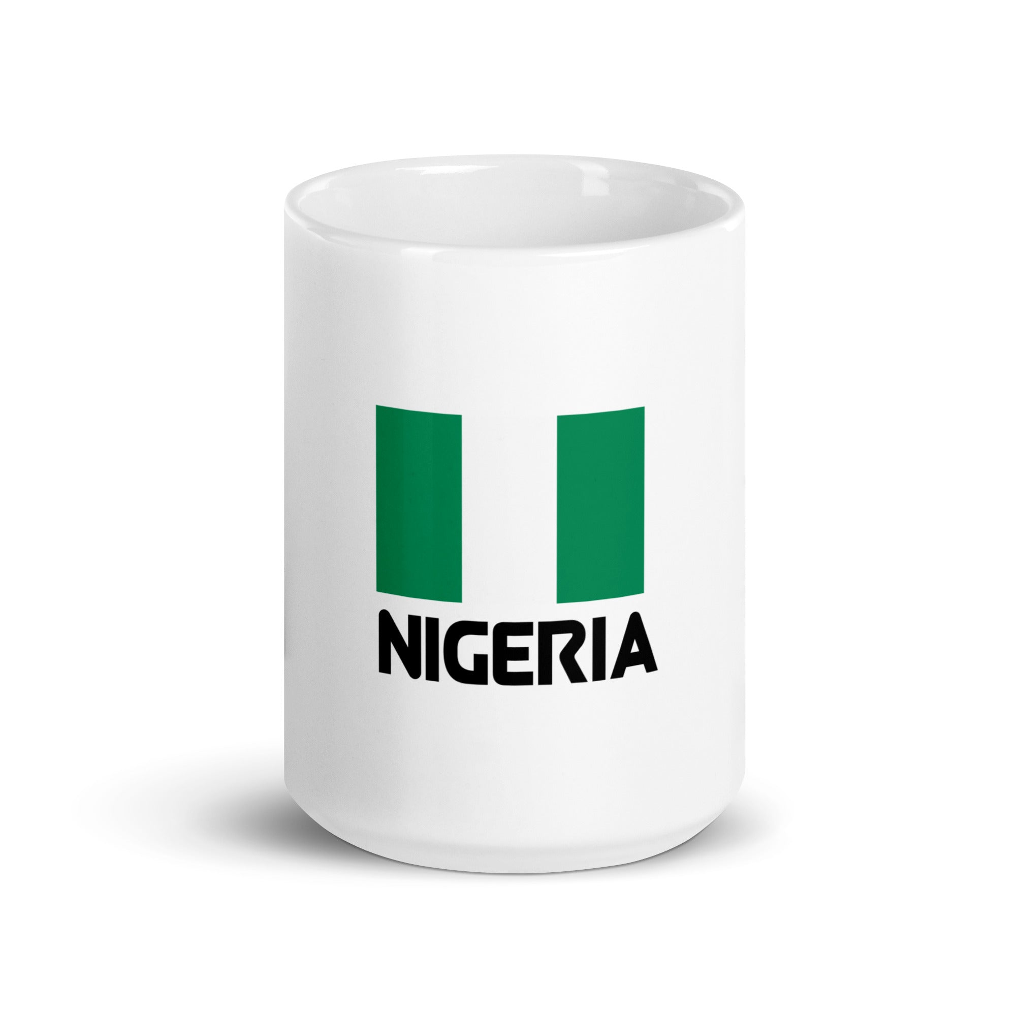 NIGERIA - White glossy mug