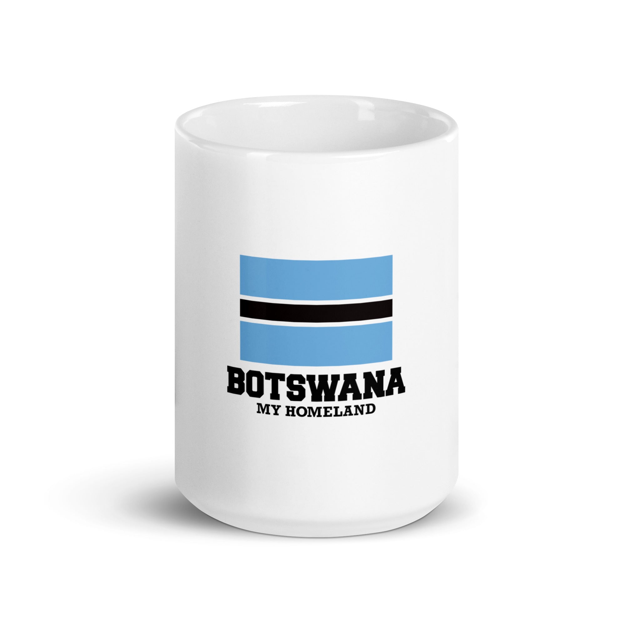BOTSWANA - White glossy mug