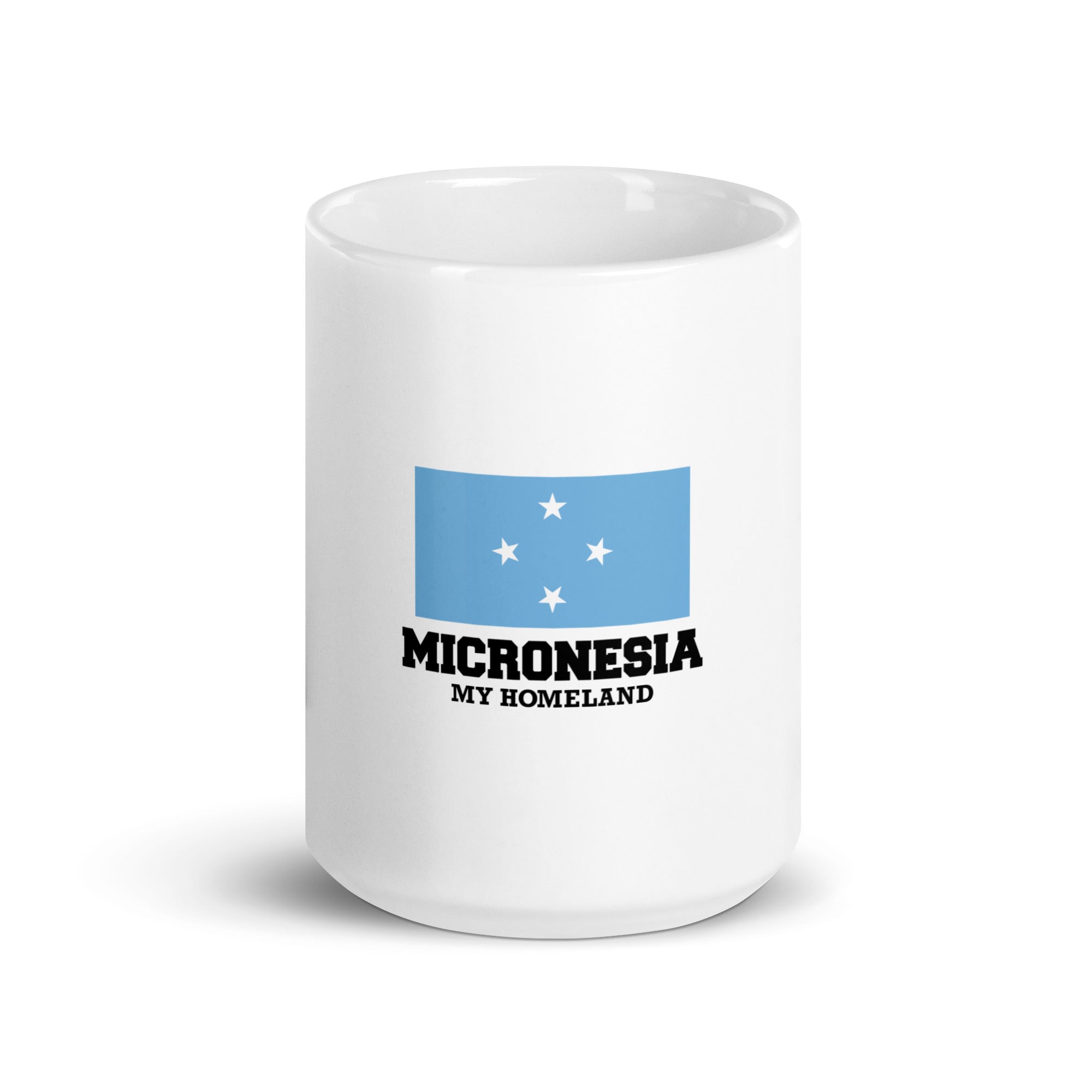 MICRONESIA - White glossy mug