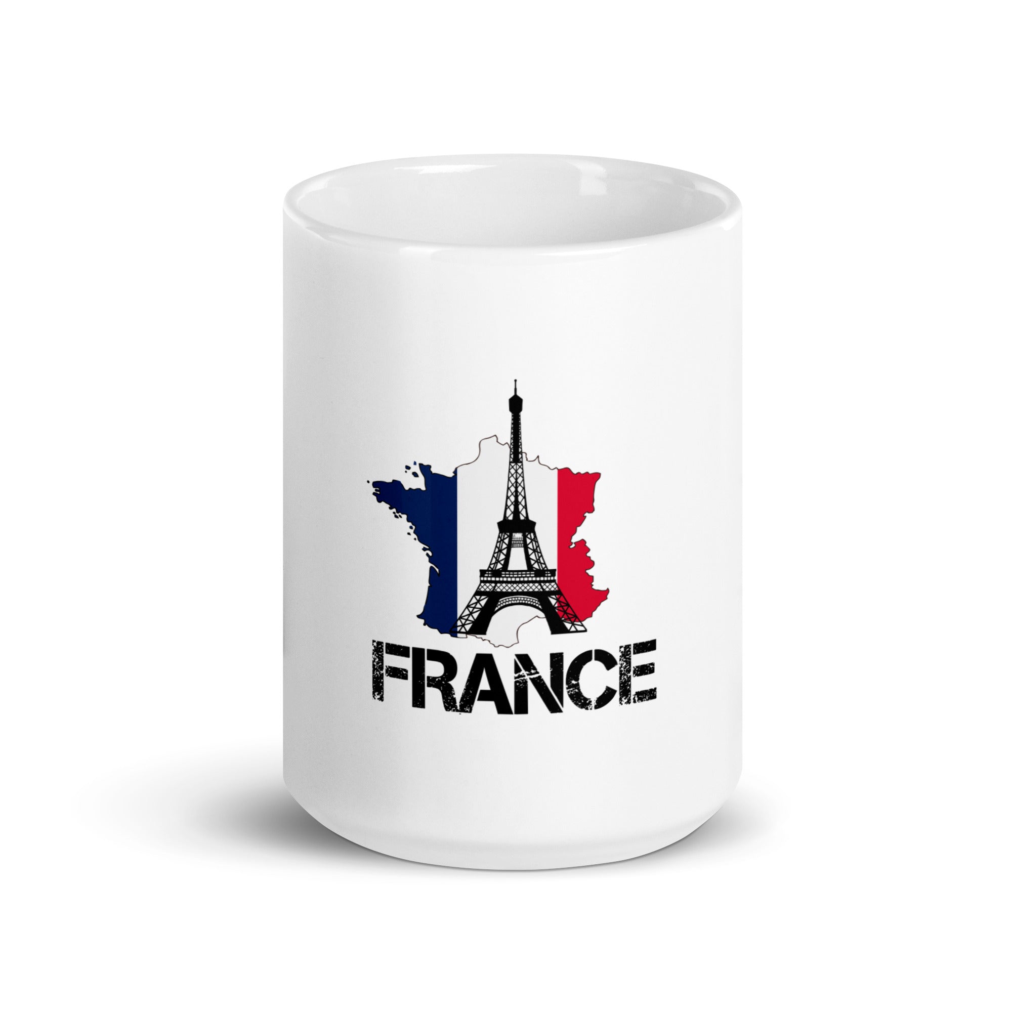 FRANCE - White glossy mug