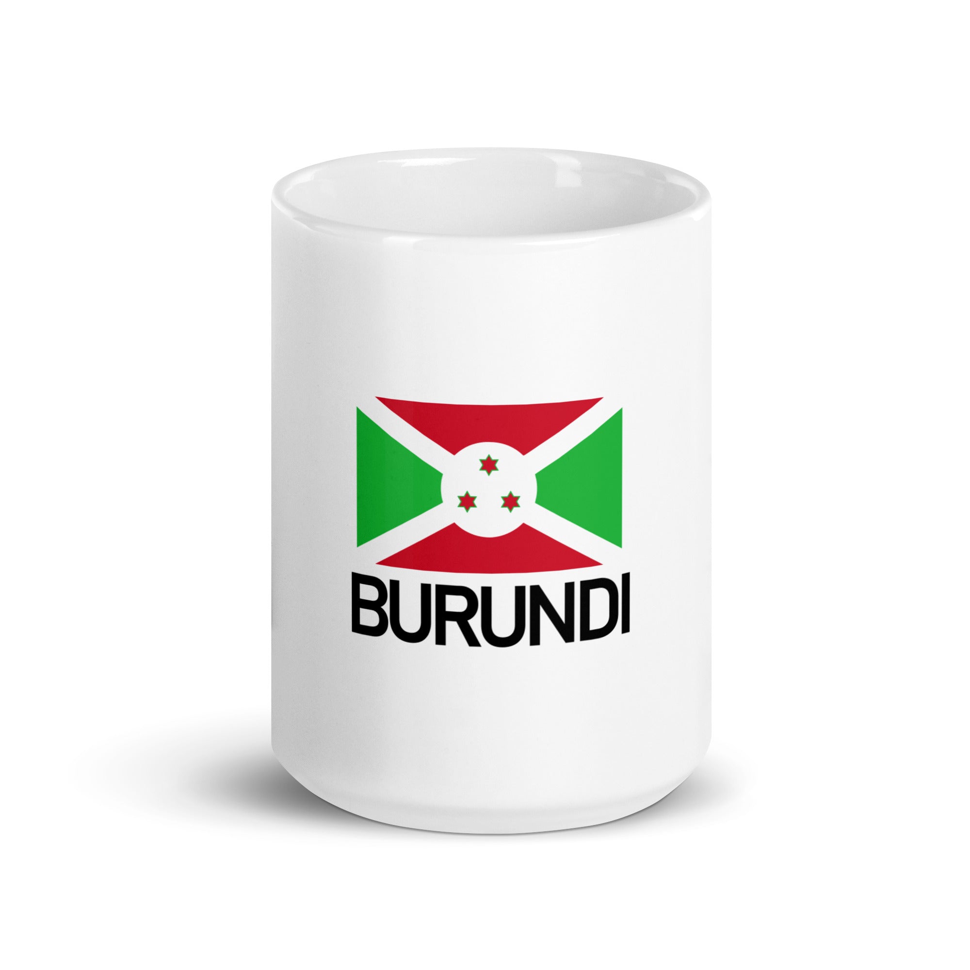 BURUNDI - White glossy mug