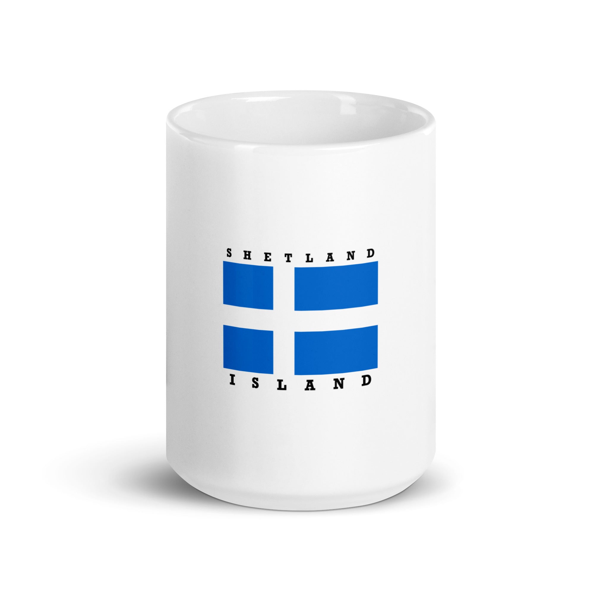 SHETLAND ISLAND - White glossy mug