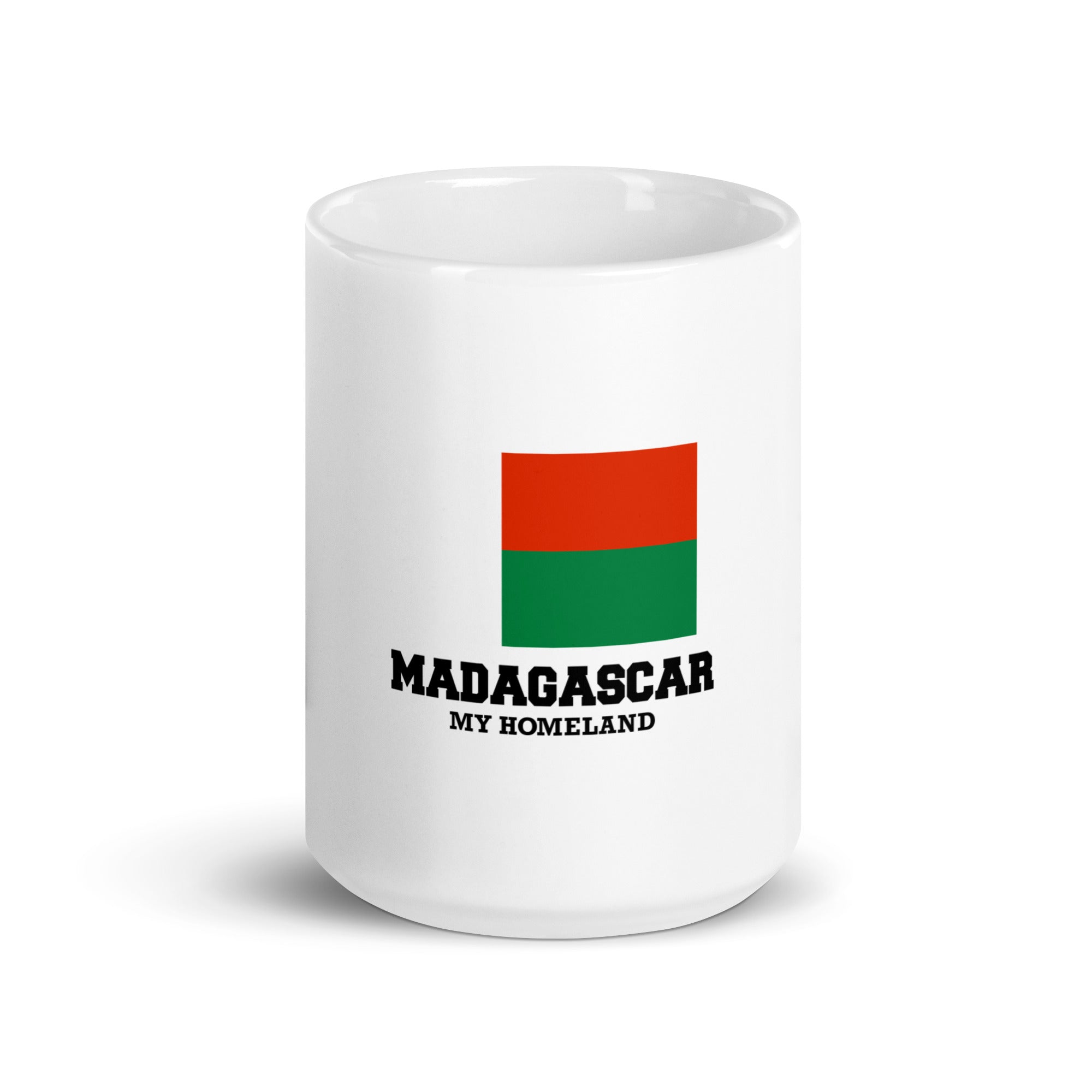 MADAGASCAR - White glossy mug