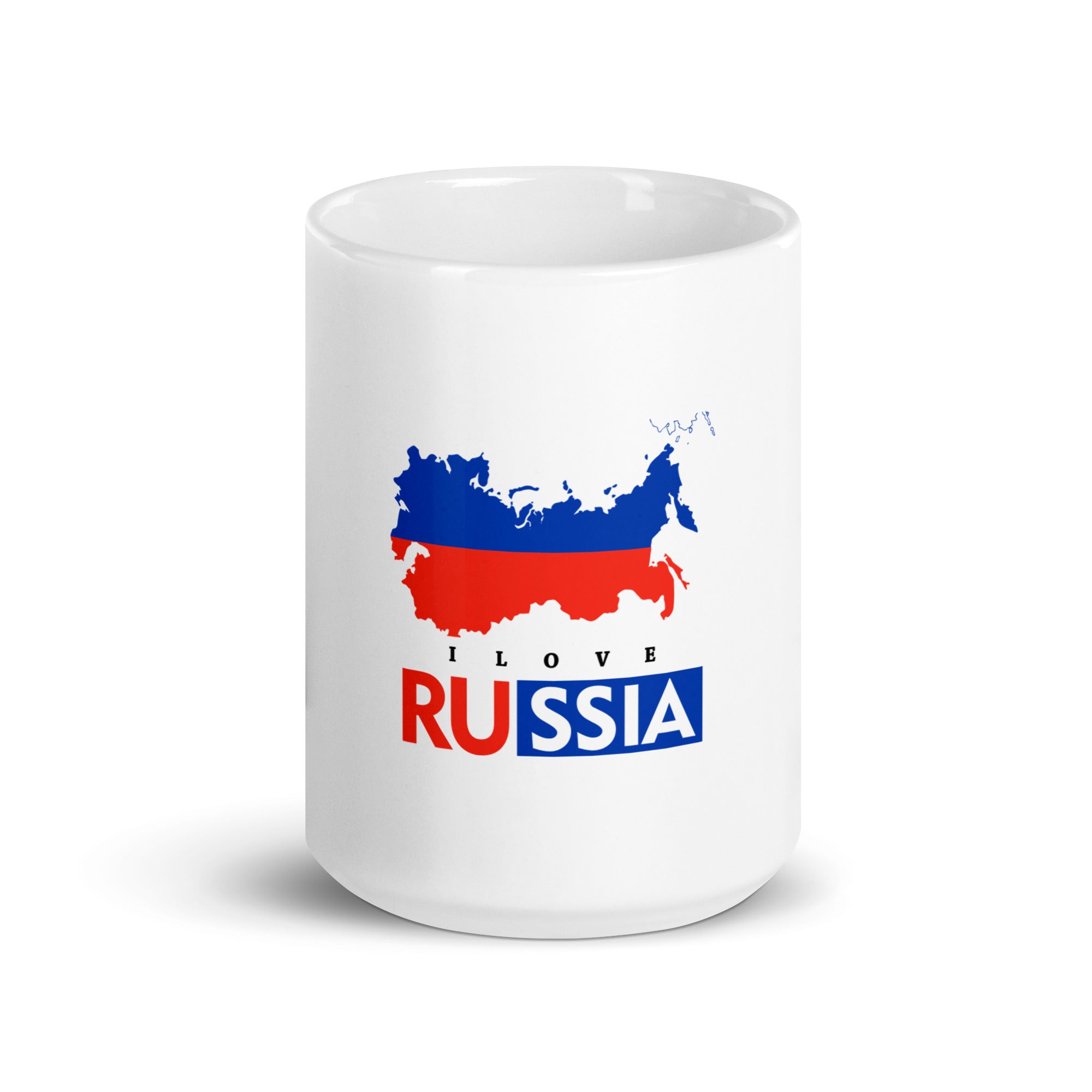 RUSSIA - White glossy mug