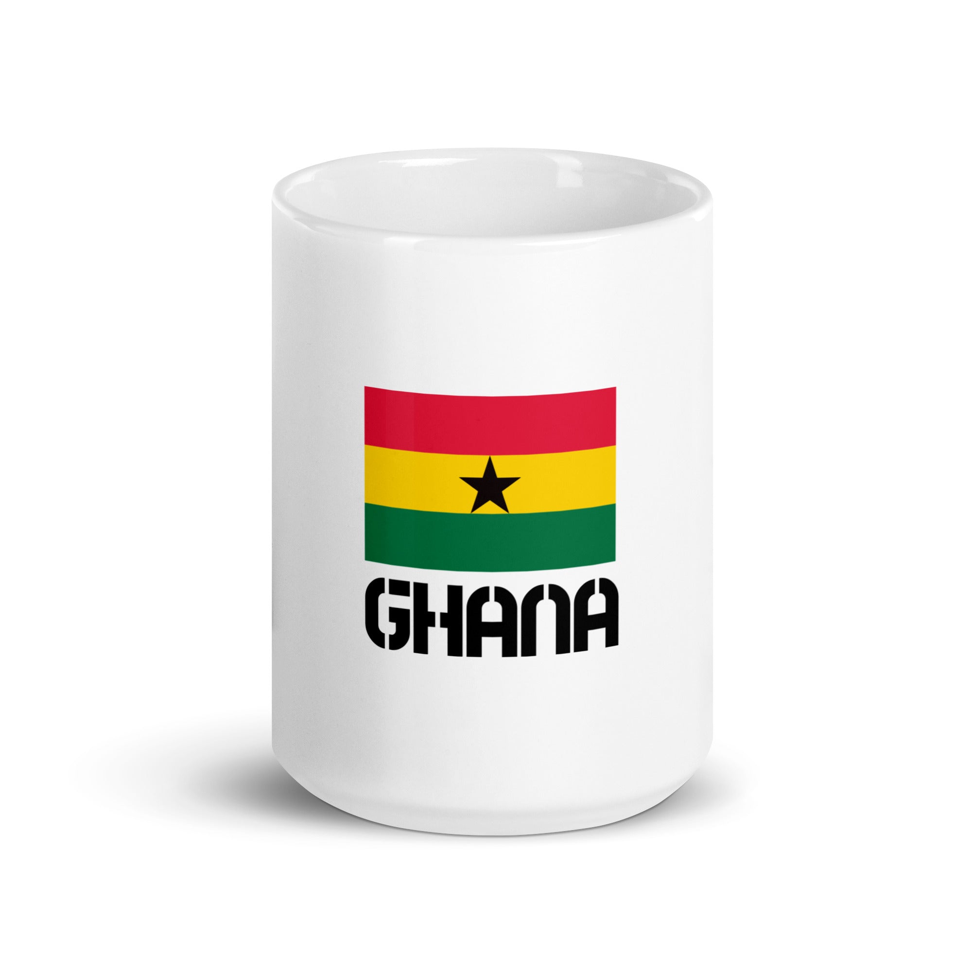 GHANA - White glossy mug