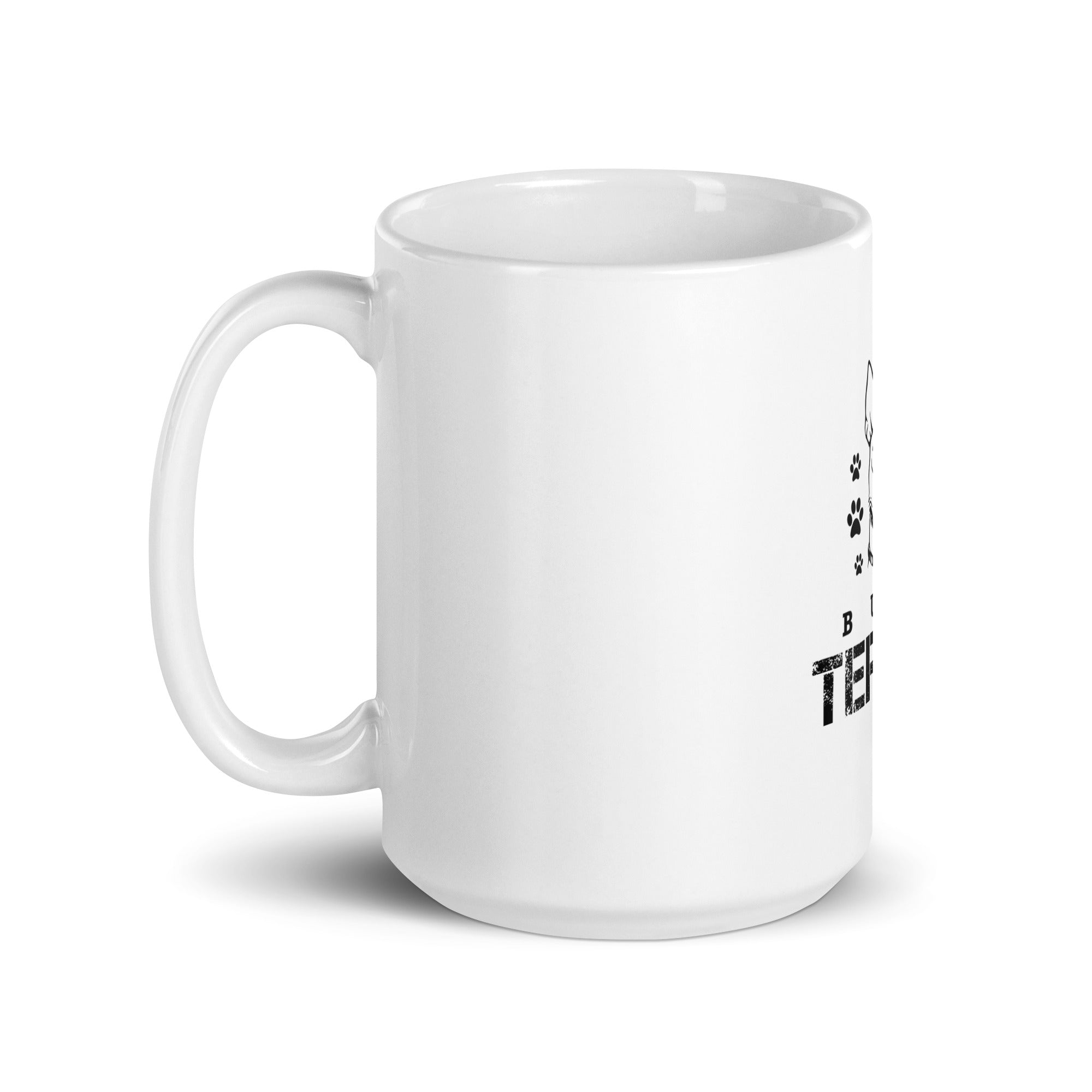 BULL TERRIER - White glossy mug