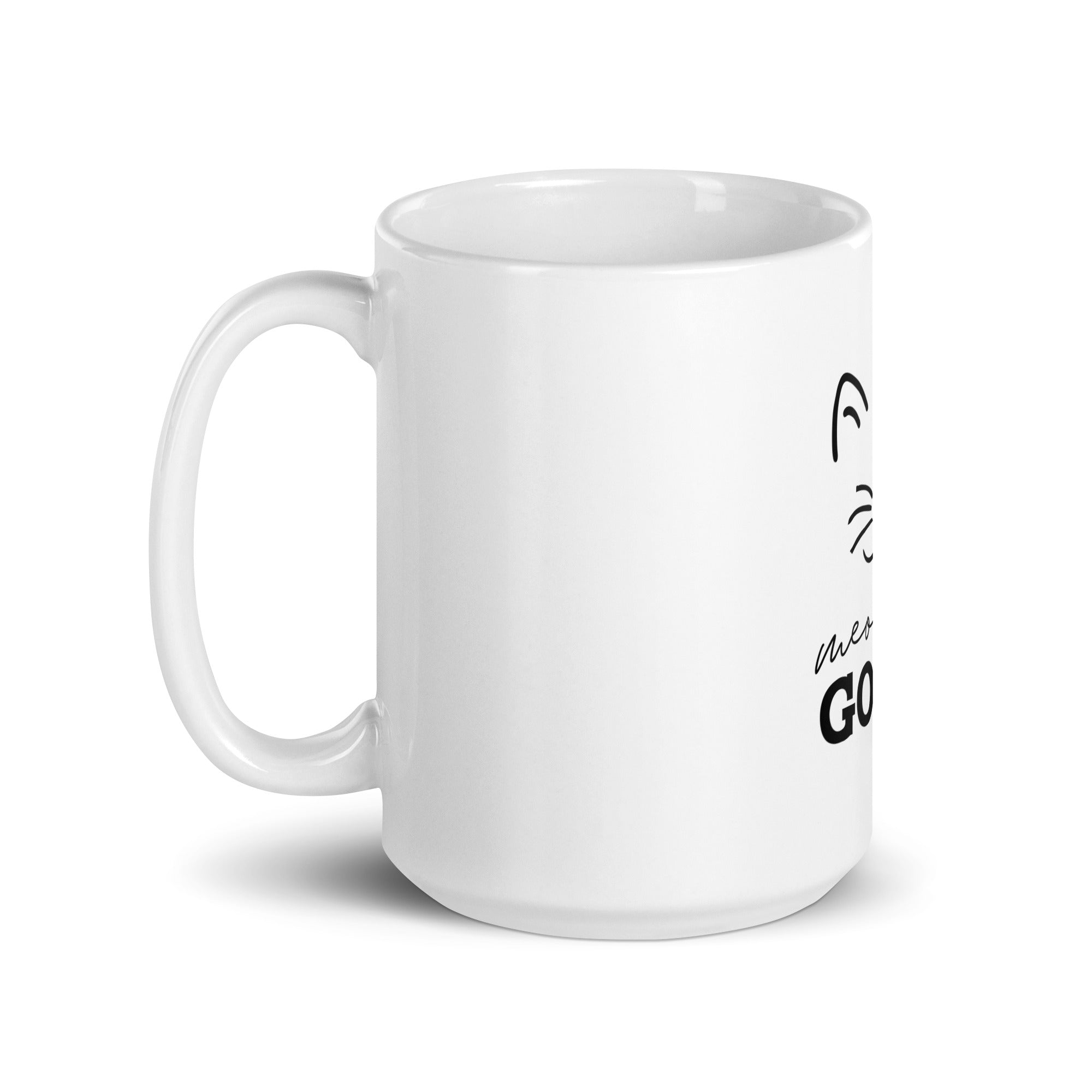 MEOW'S IT GOING - White glossy mug