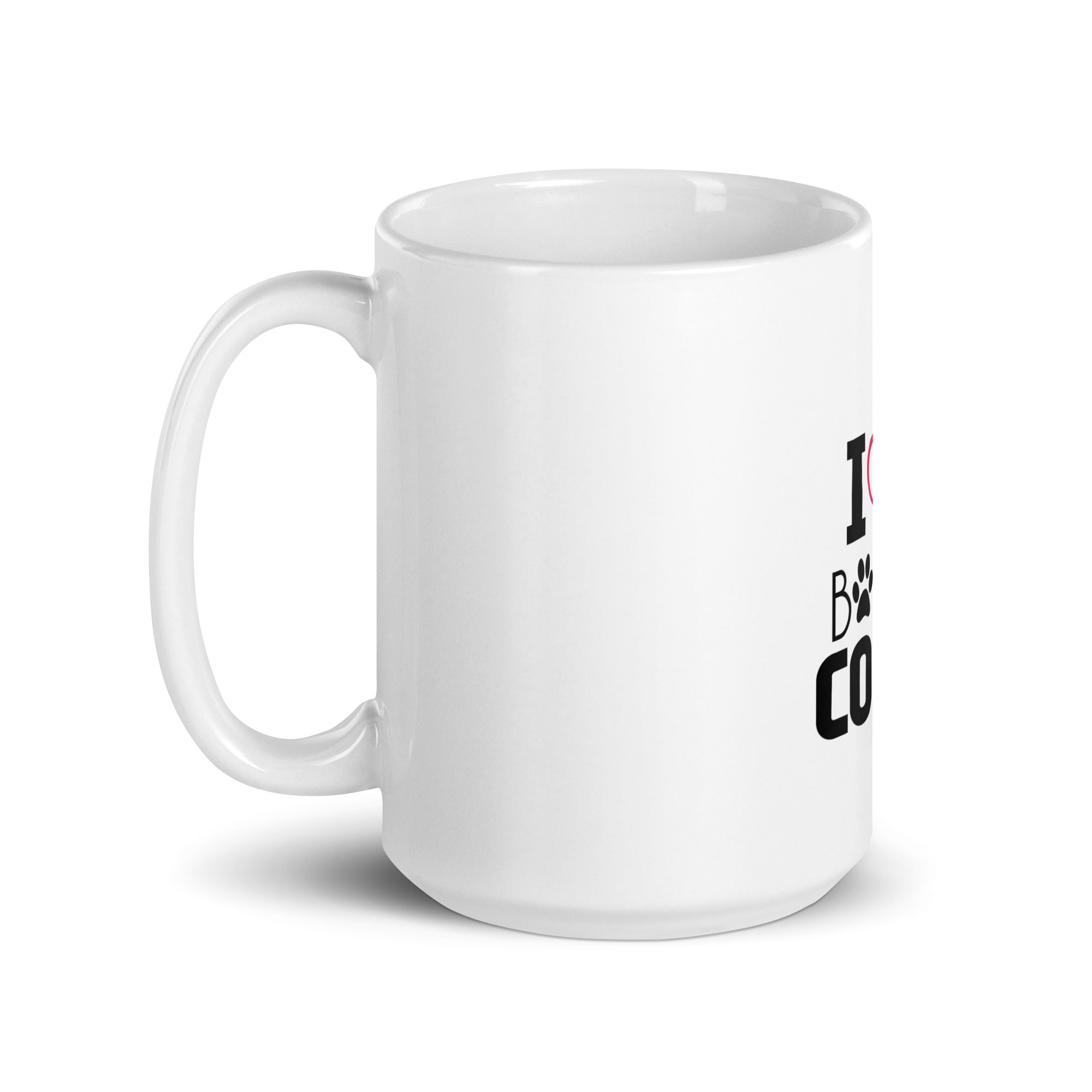 I LOVE MY BORDER COLLIE - White glossy mug