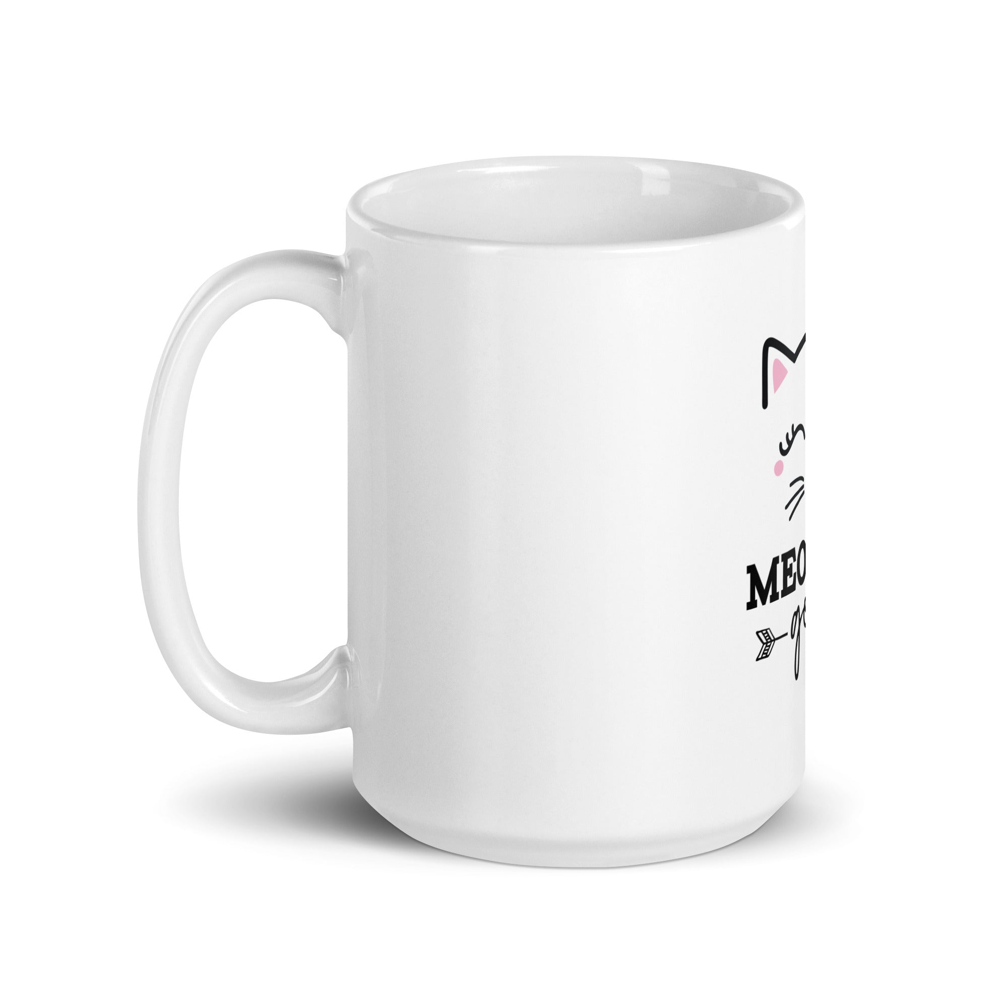 MEOW'S IT GOING - White glossy mug