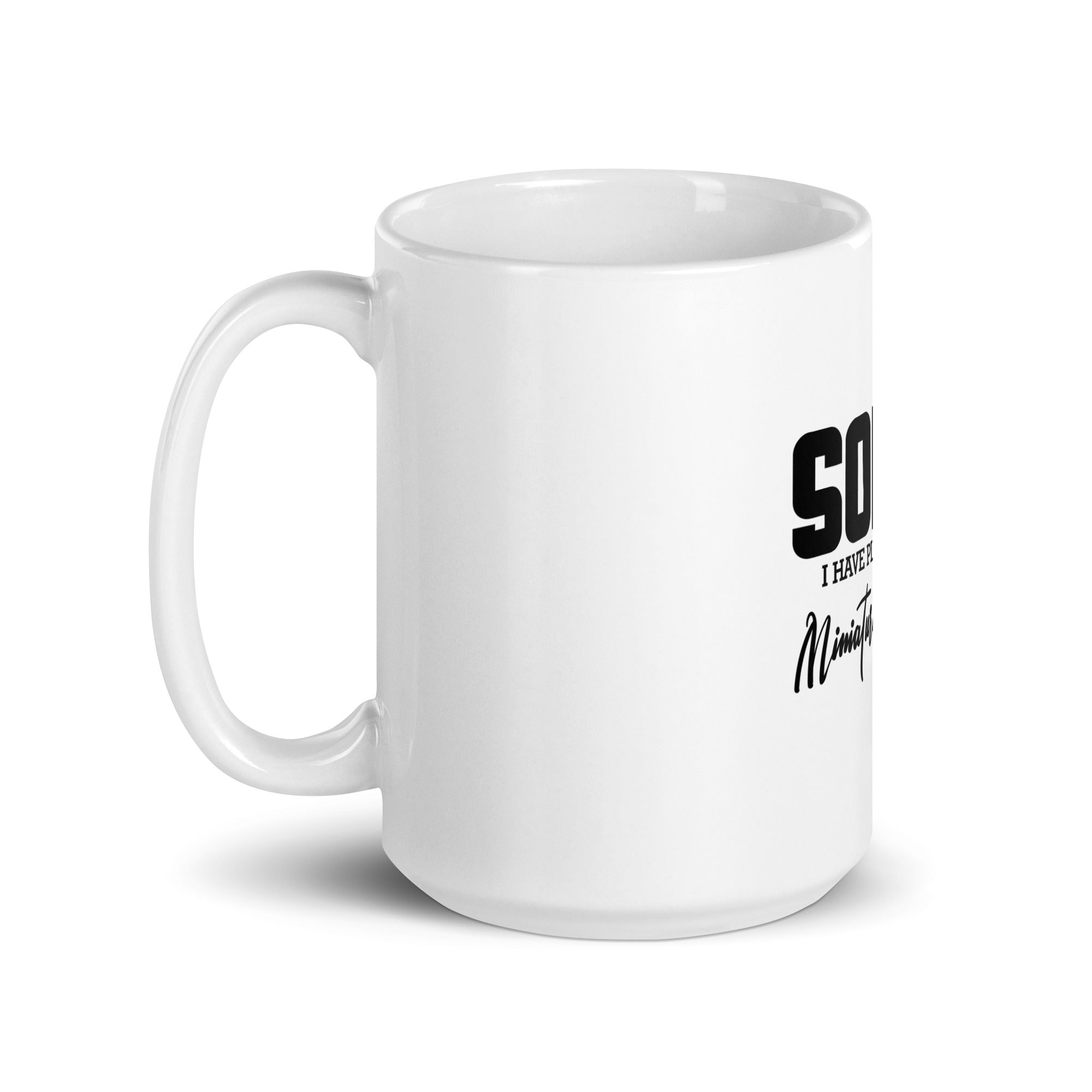MINIATURE SHETLAND - White glossy mug