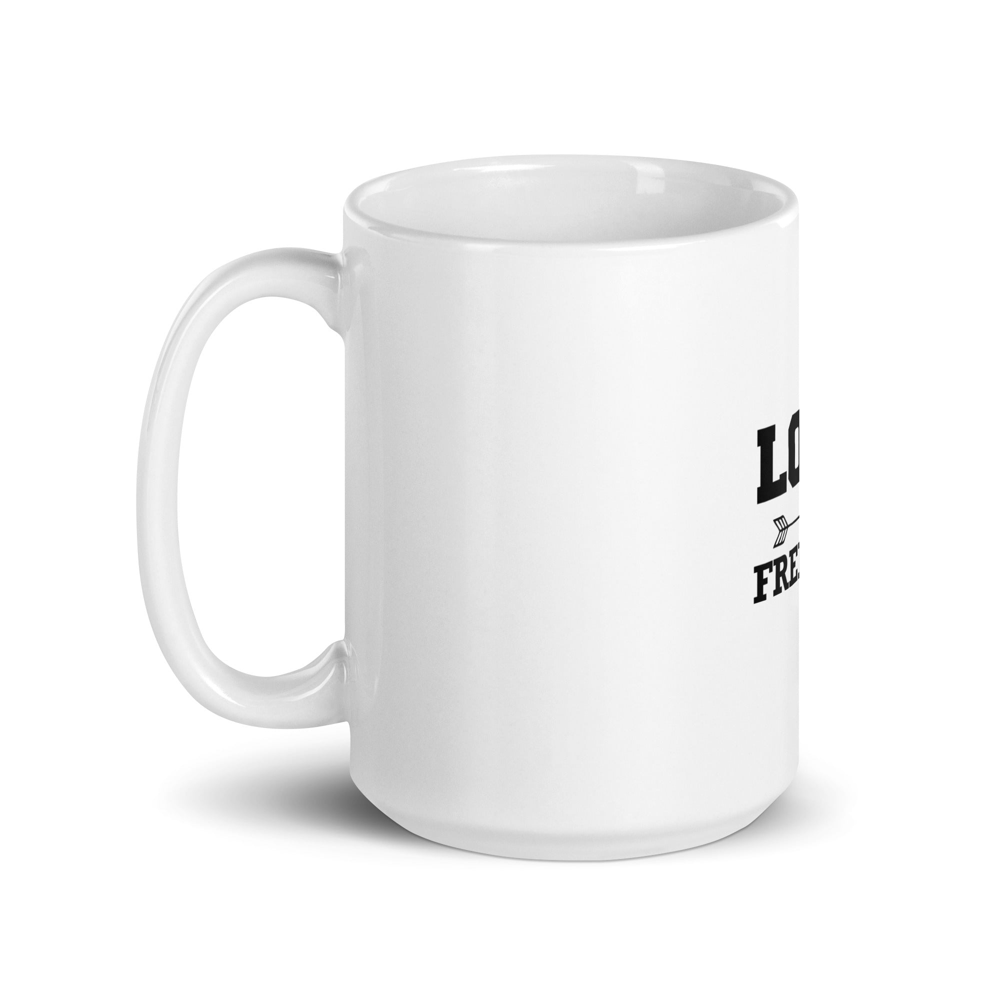 LOVE FRENCHIE - White glossy mug