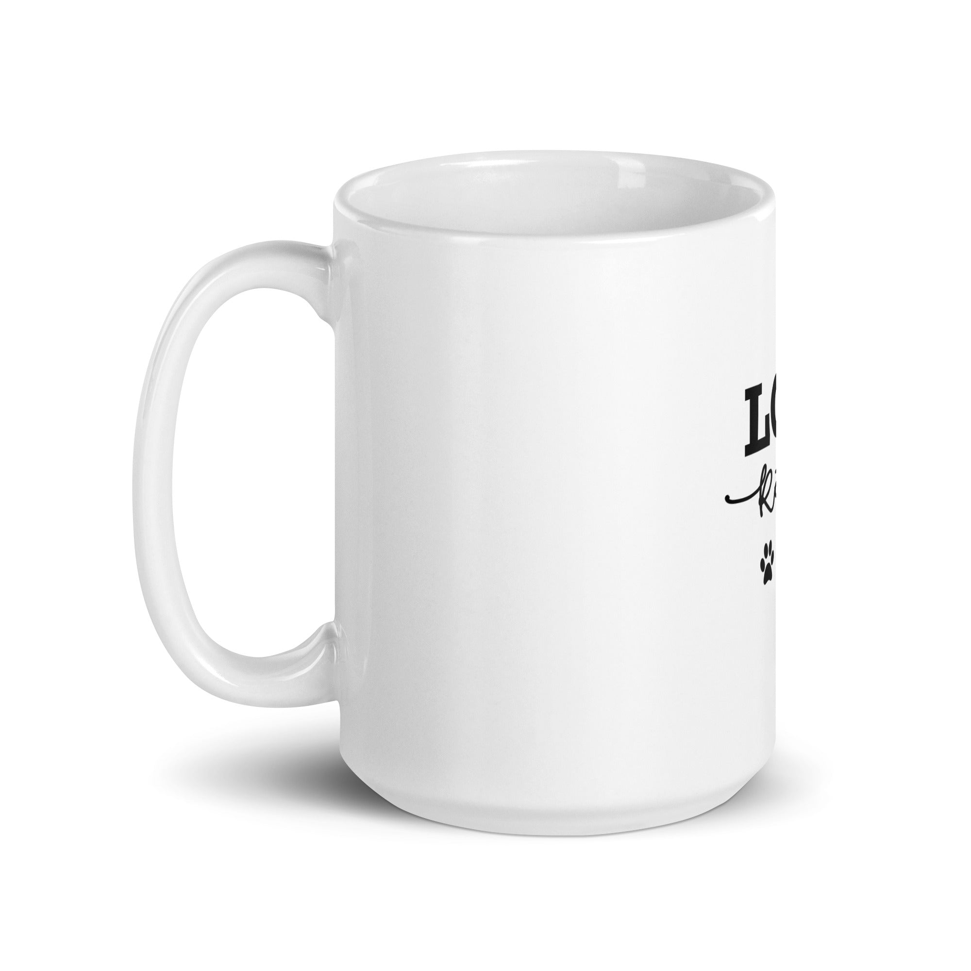 LOVE ROTTWEILER - White glossy mug
