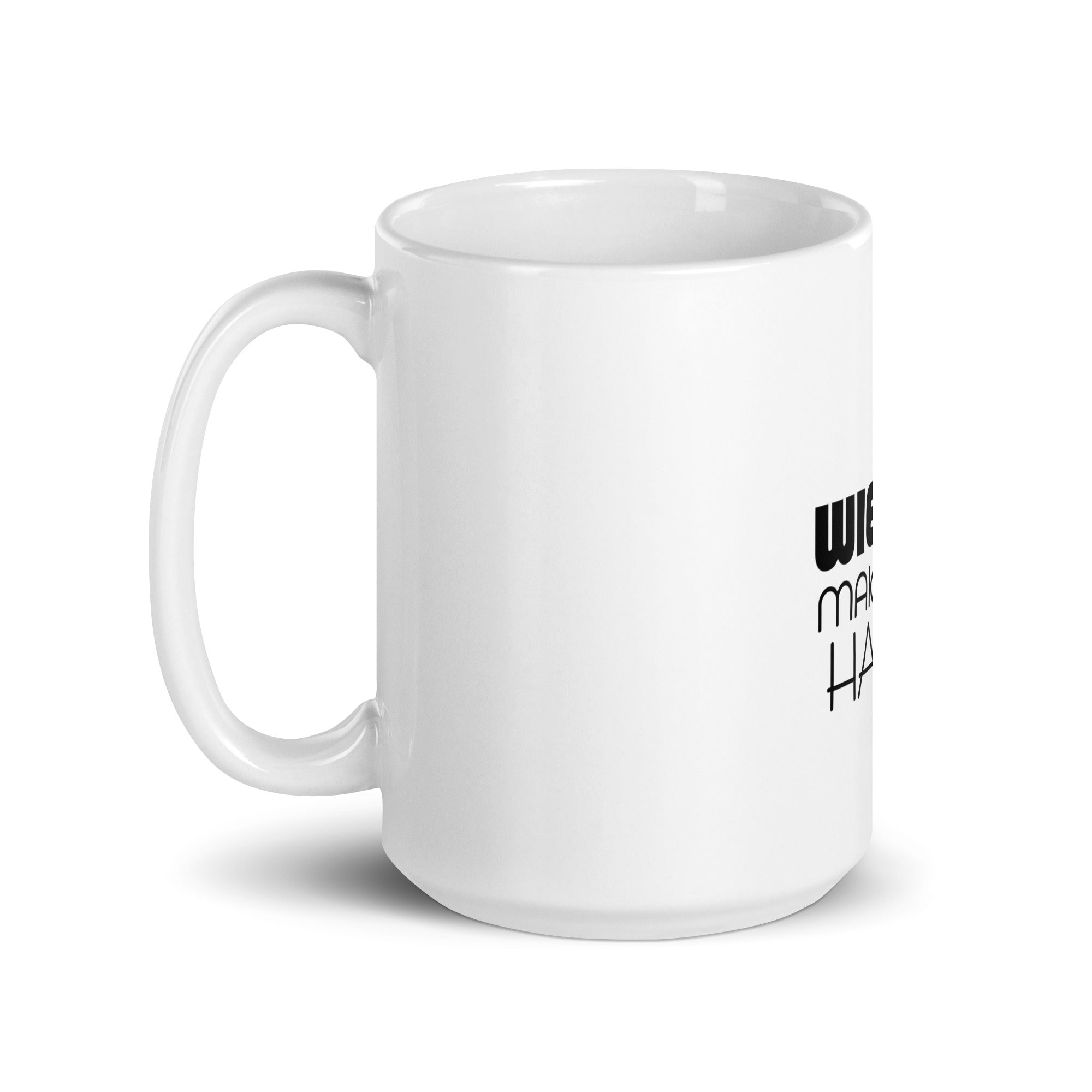 WIENERS MAKE ME HAPPY - White glossy mug