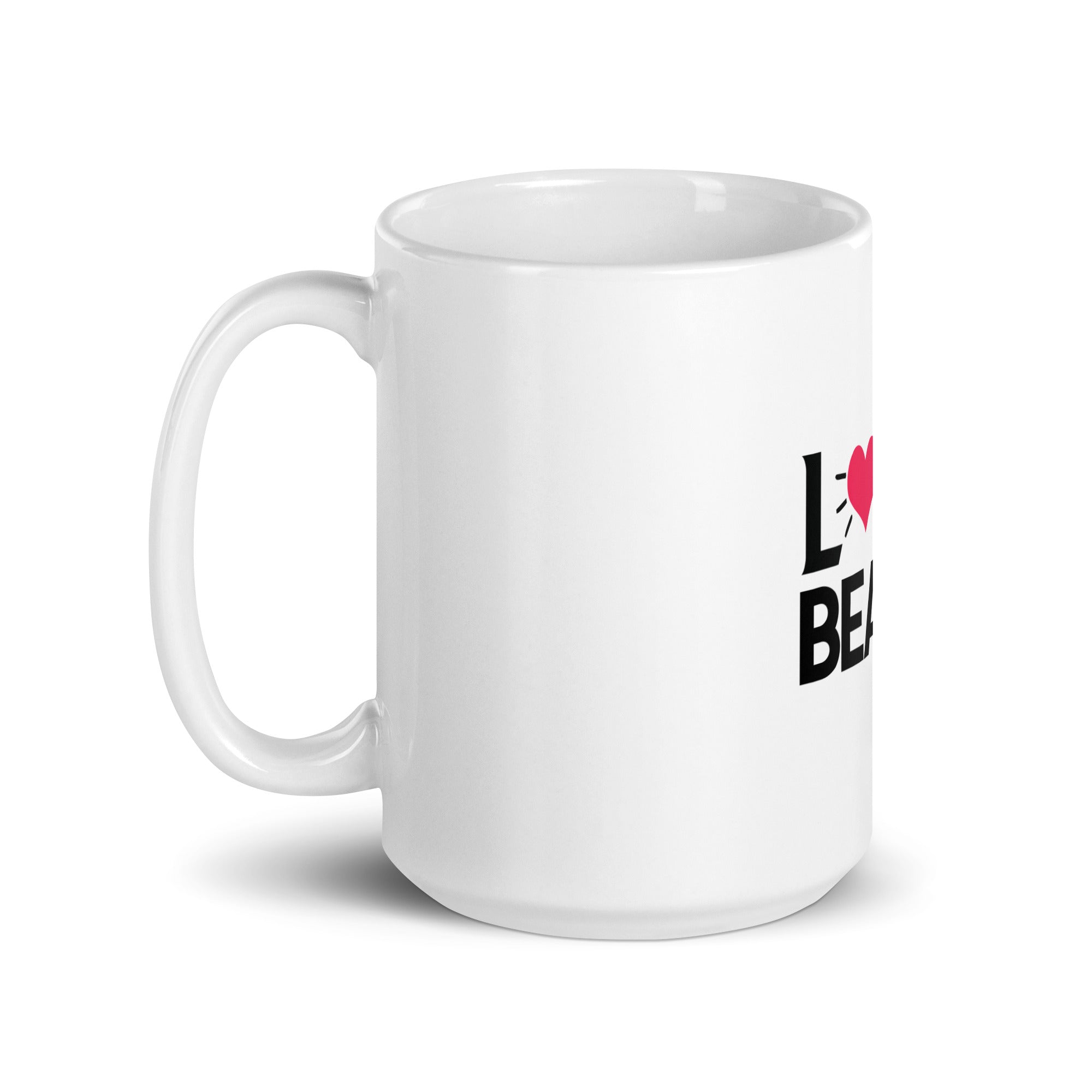 LOVE BEAGLE - White glossy mug