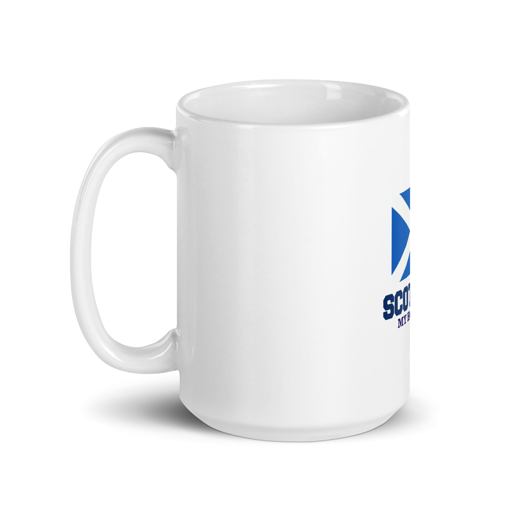 SCOTLAND - White glossy mug