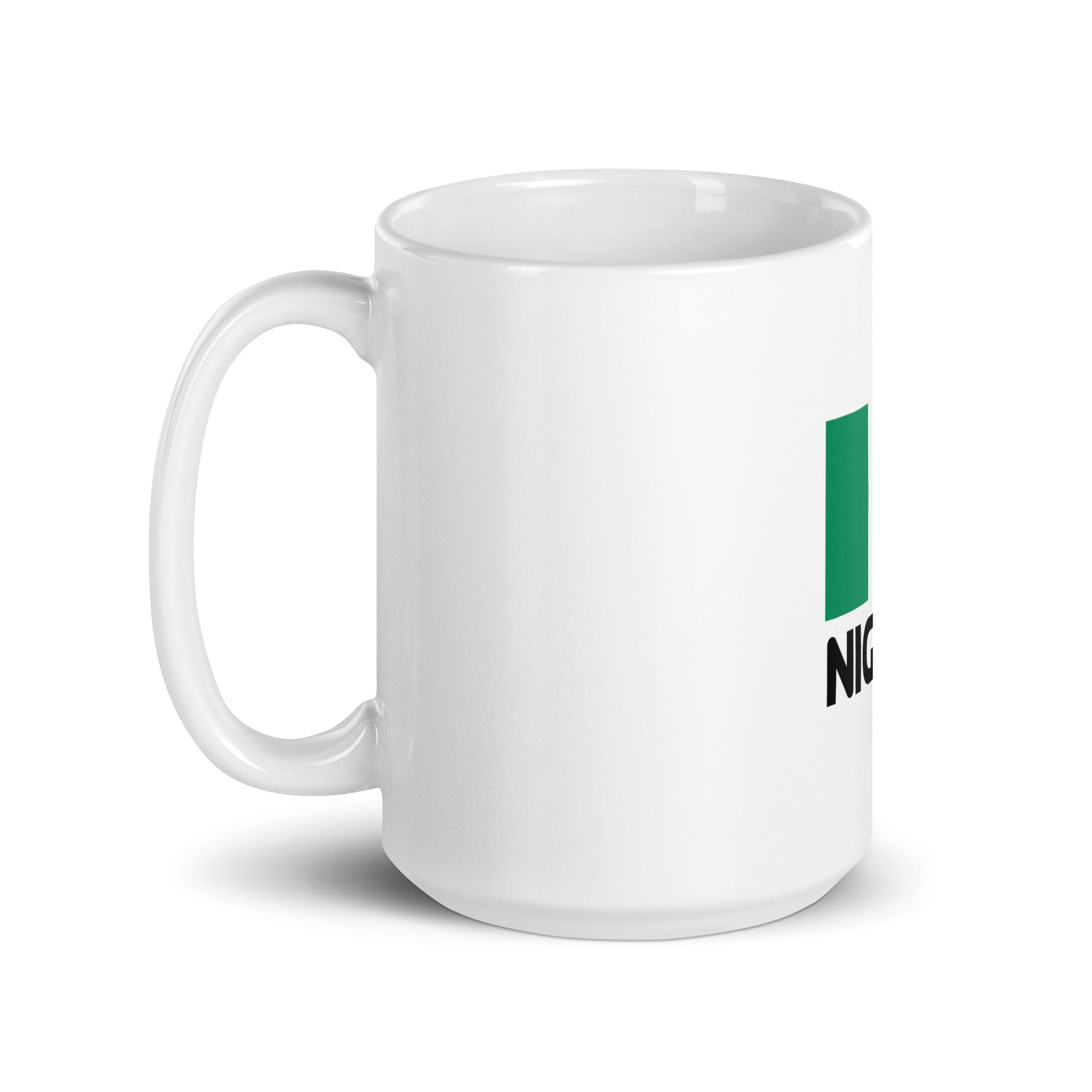 NIGERIA - White glossy mug