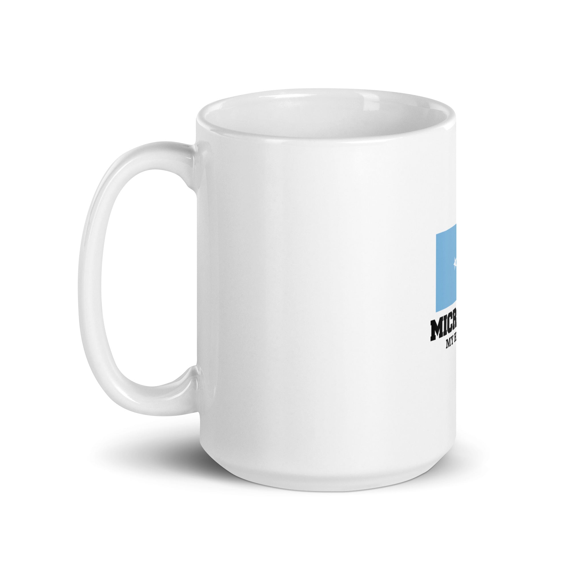 MICRONESIA - White glossy mug