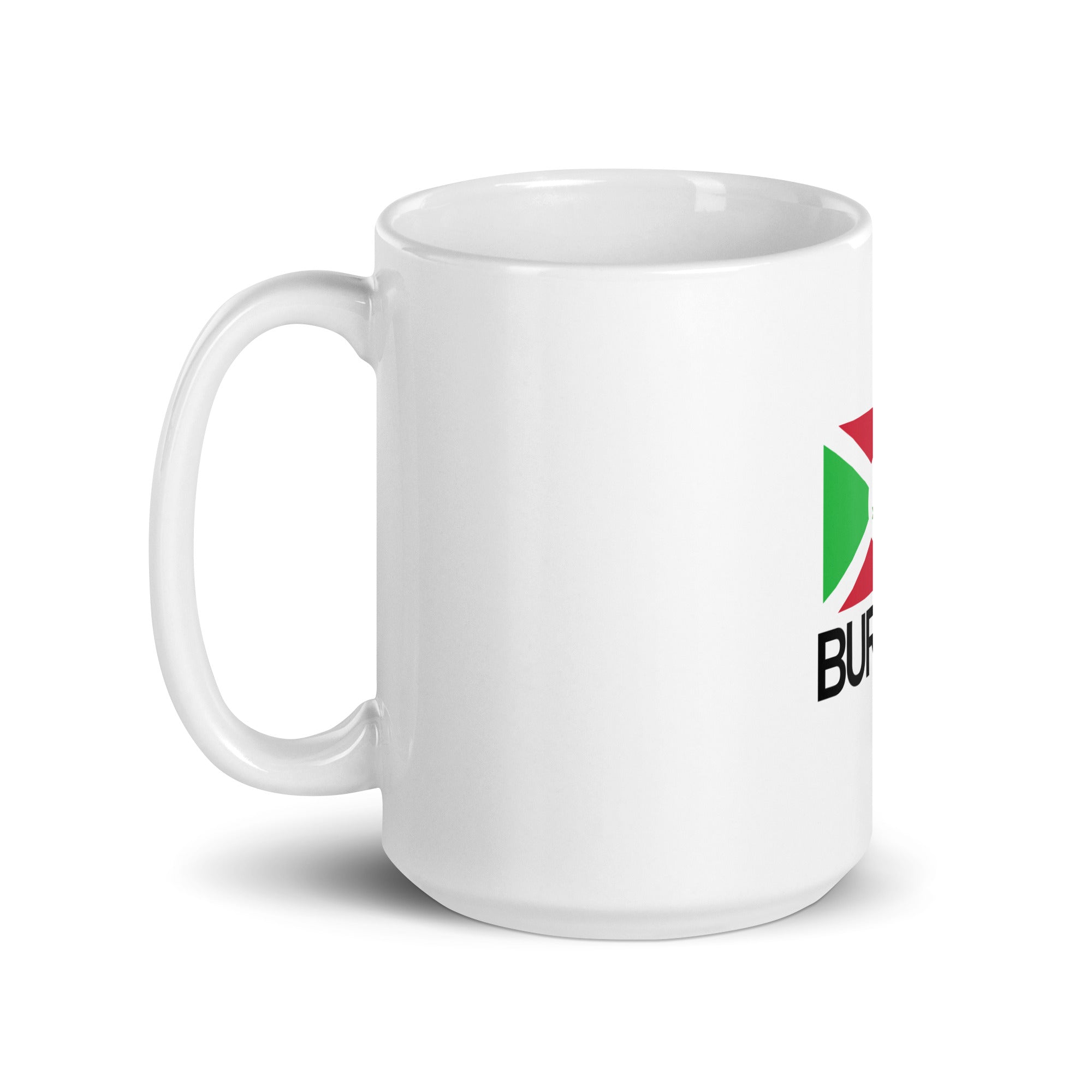 BURUNDI - White glossy mug