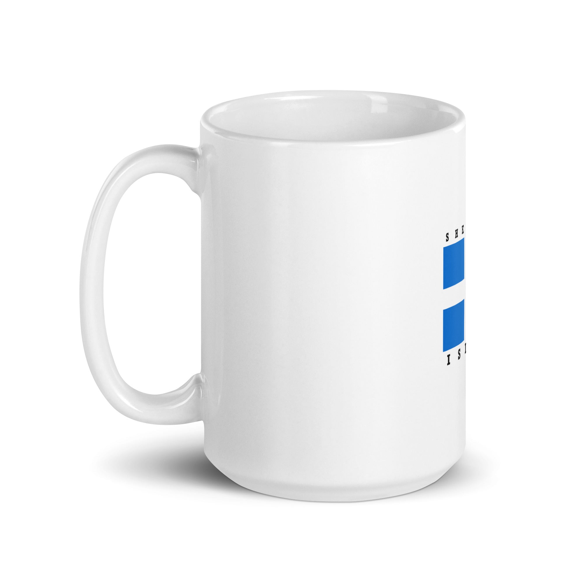 SHETLAND ISLAND - White glossy mug