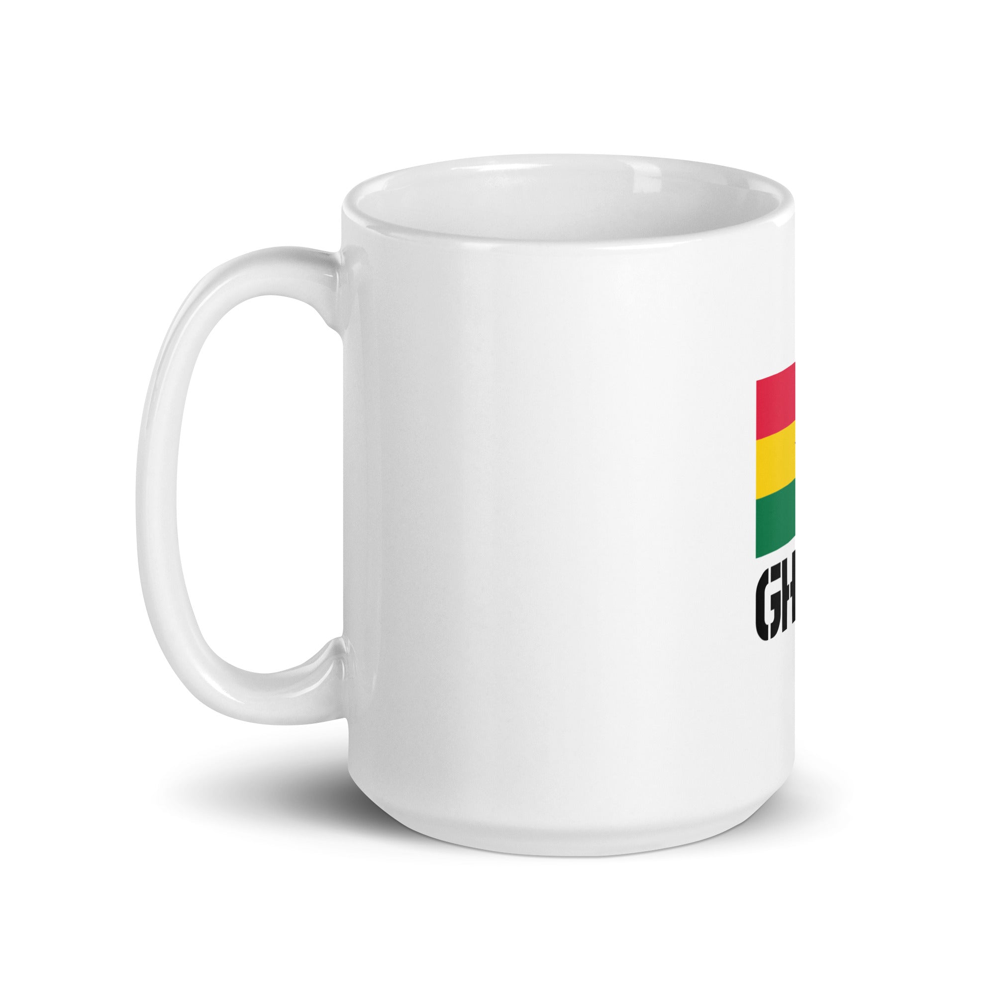 GHANA - White glossy mug