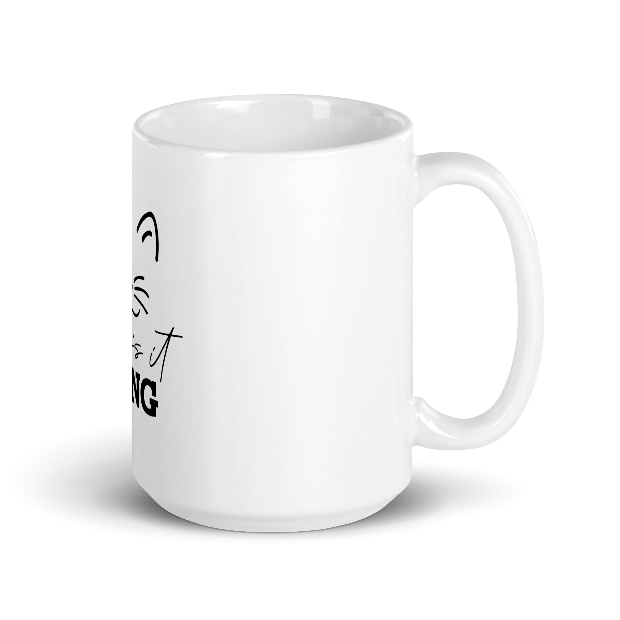 MEOW'S IT GOING - White glossy mug