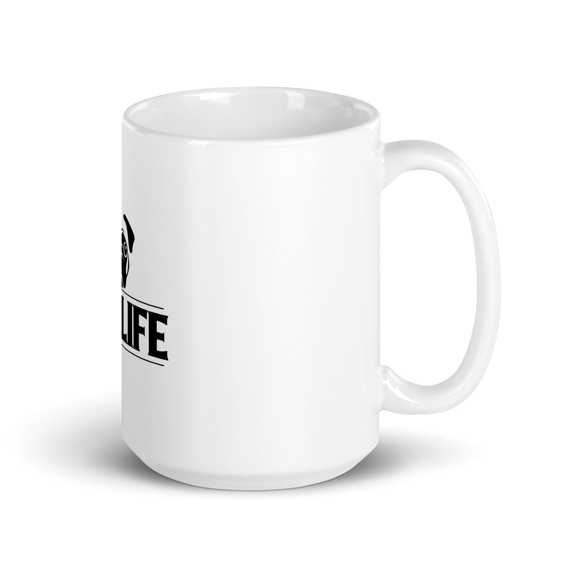 PUG LIFE - White glossy mug