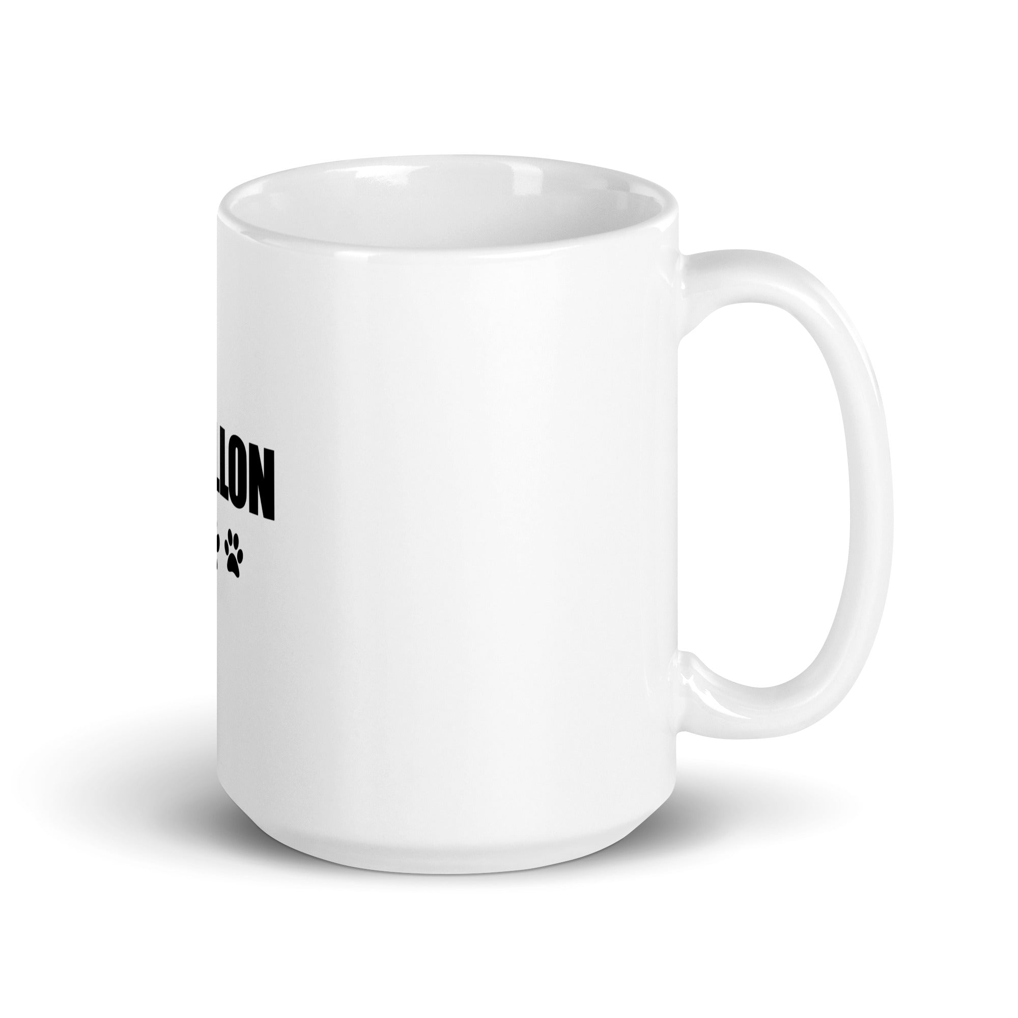 PAPILLON - White glossy mug