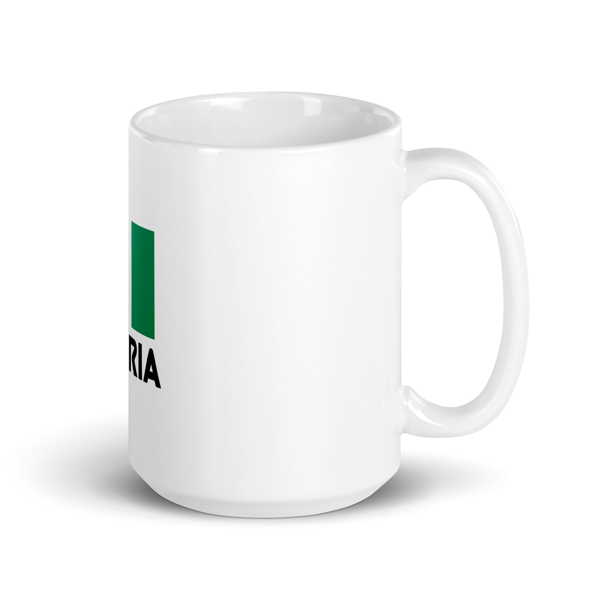 NIGERIA - White glossy mug
