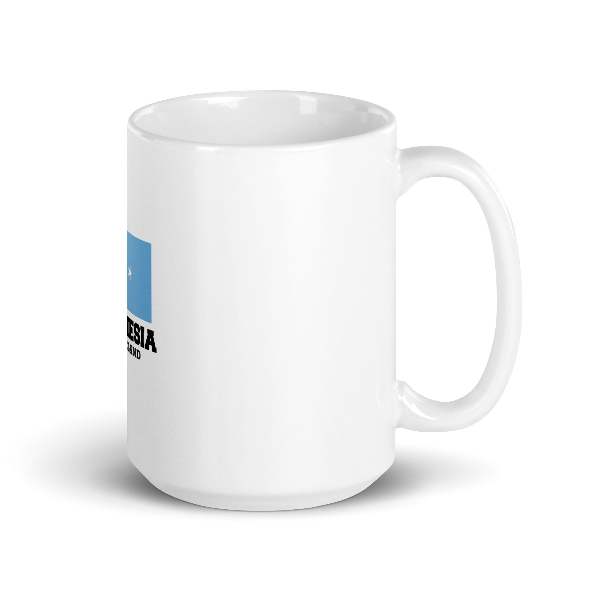 MICRONESIA - White glossy mug