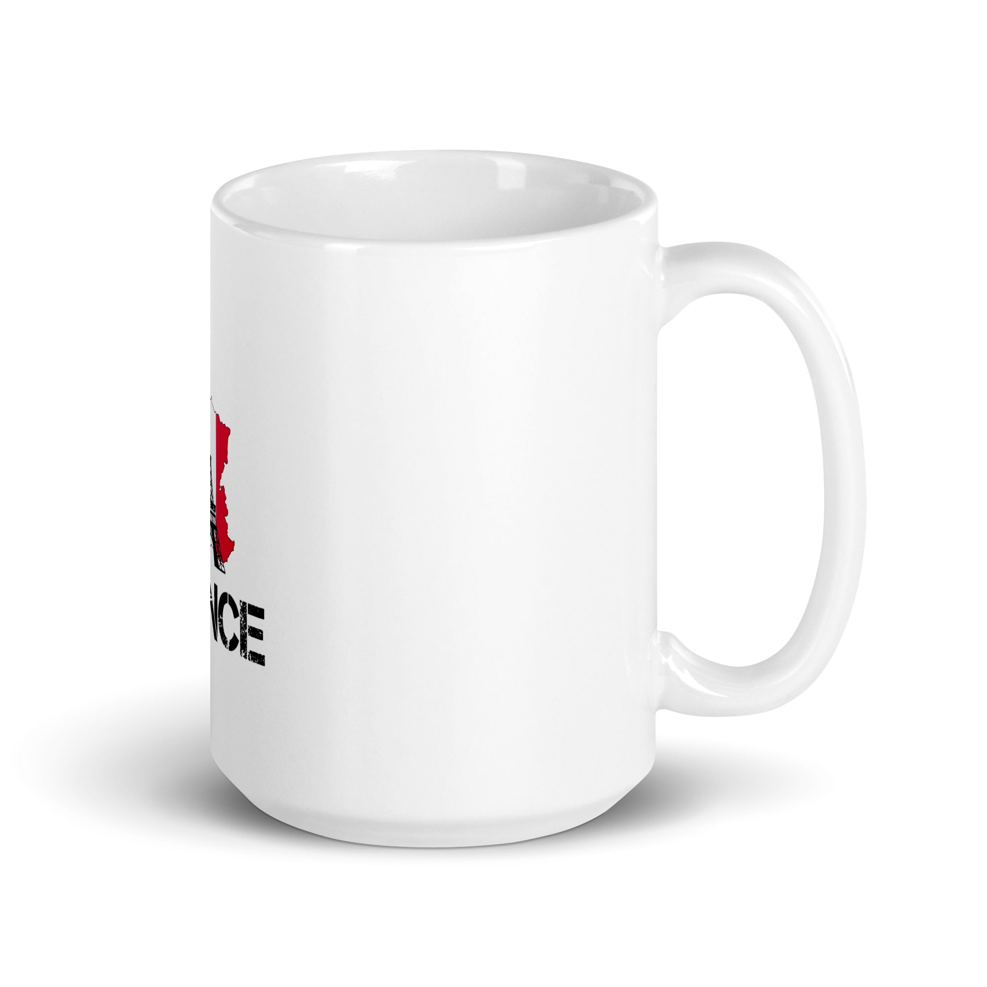 FRANCE - White glossy mug