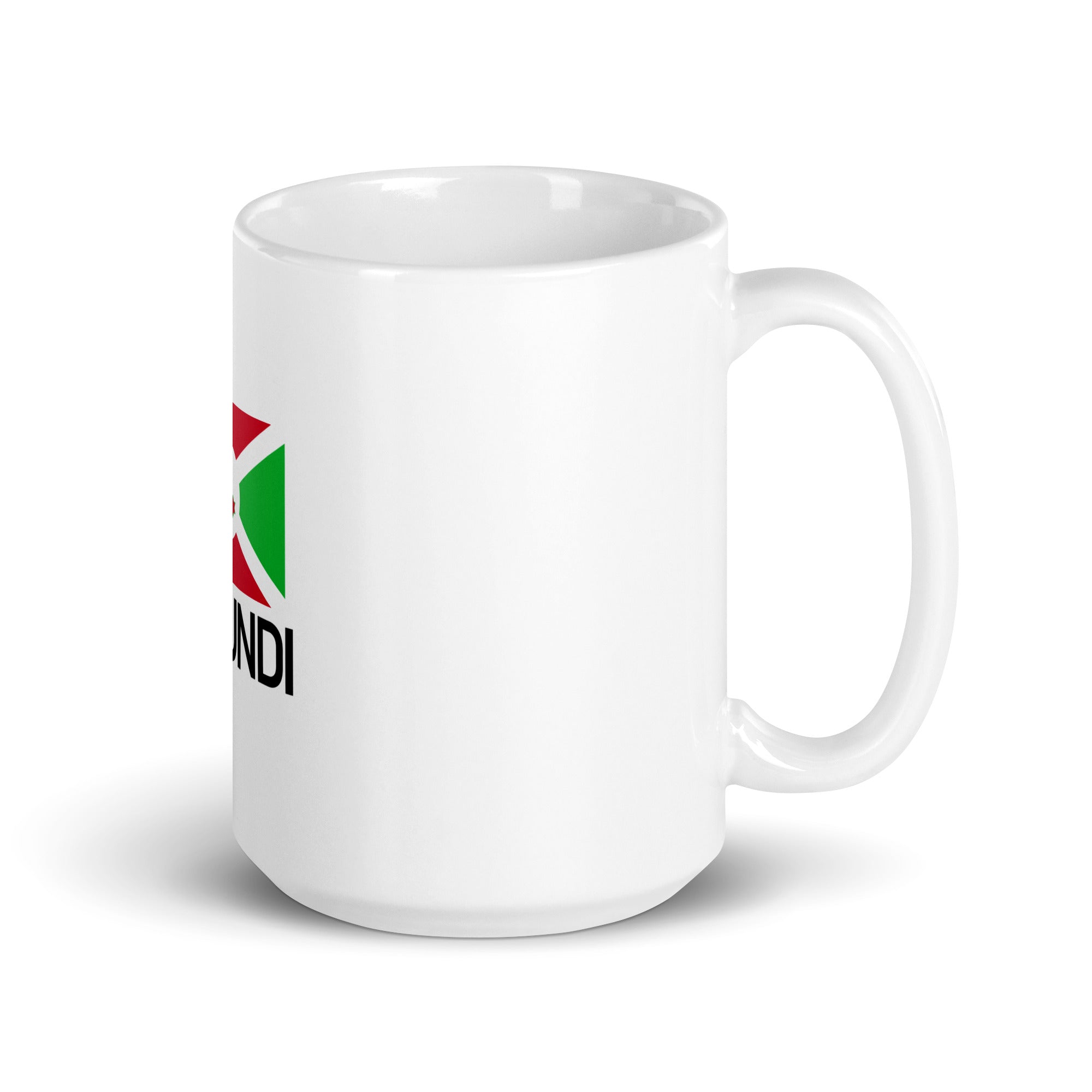 BURUNDI - White glossy mug