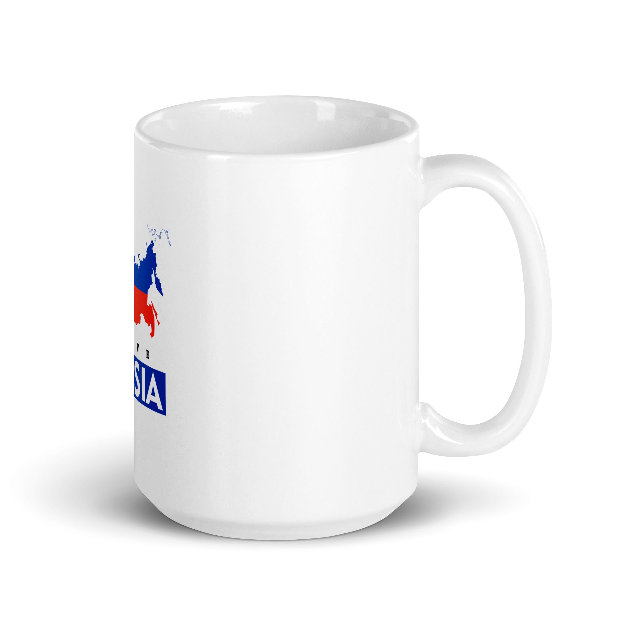 RUSSIA - White glossy mug