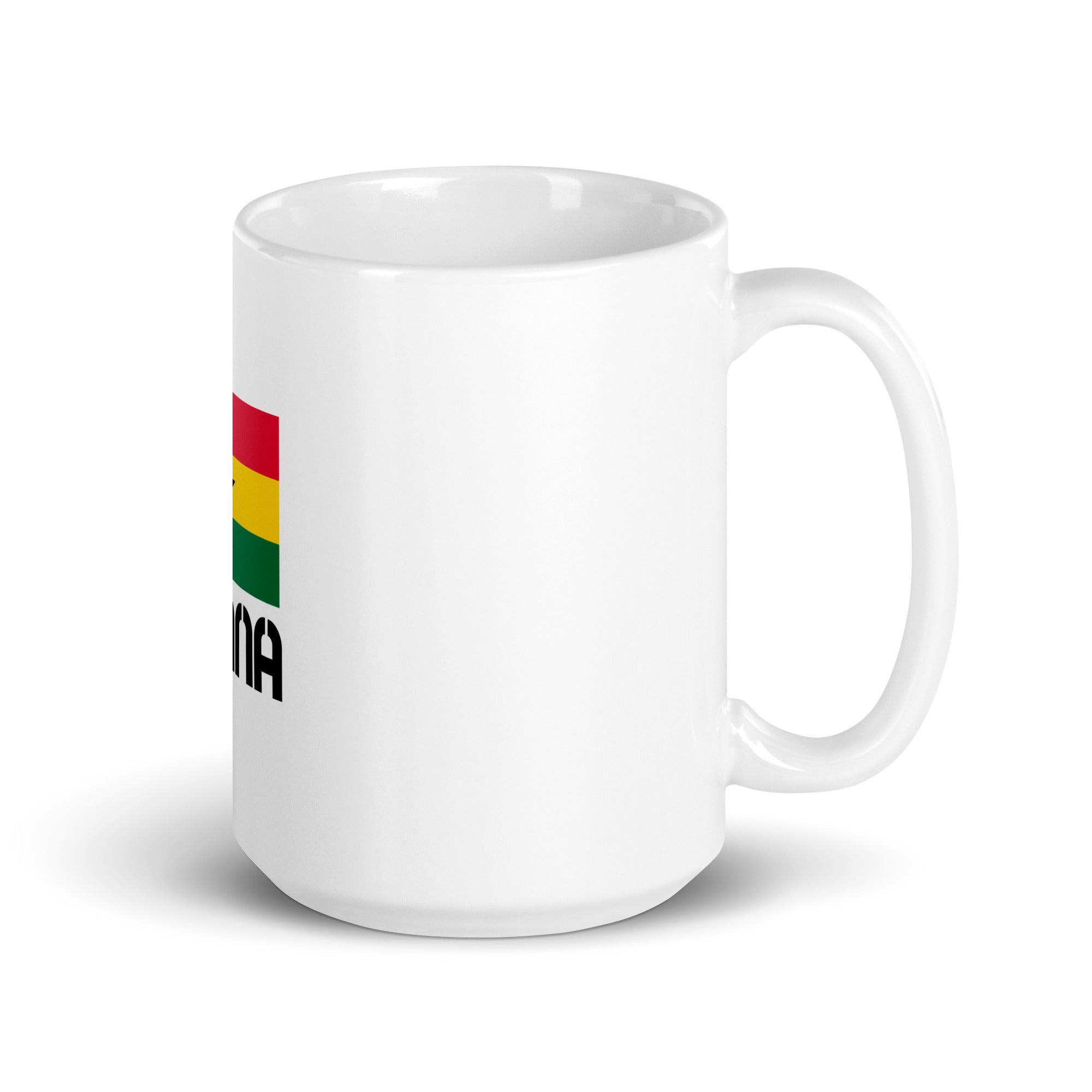 GHANA - White glossy mug